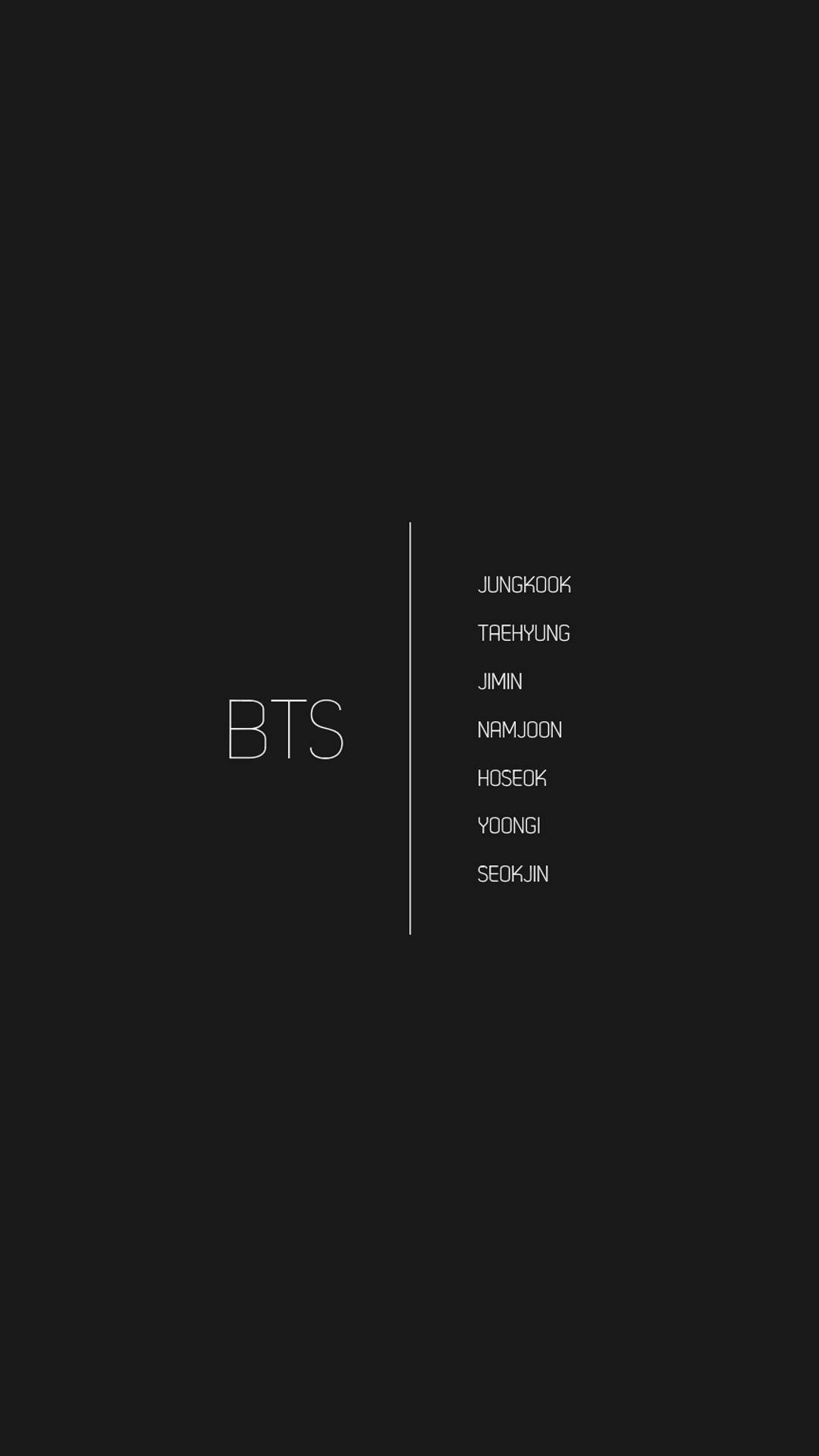 Bts Name Wallpapers