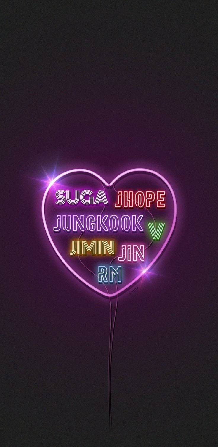 Bts Neon Wallpapers