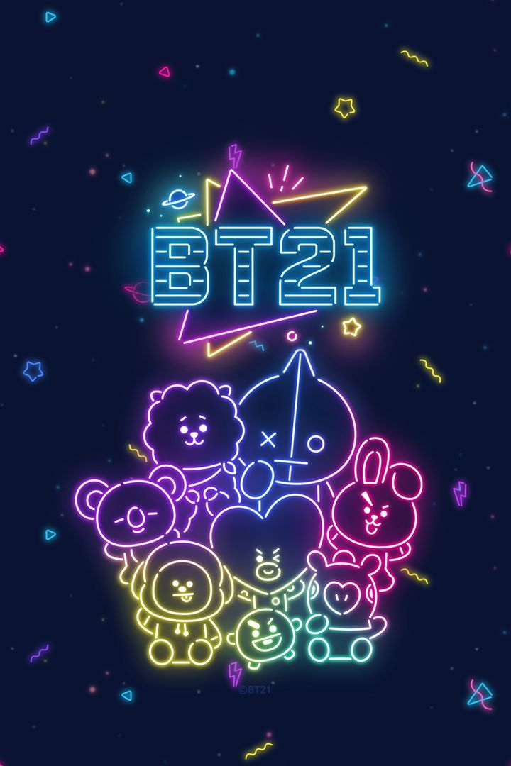 Bts Neon Wallpapers