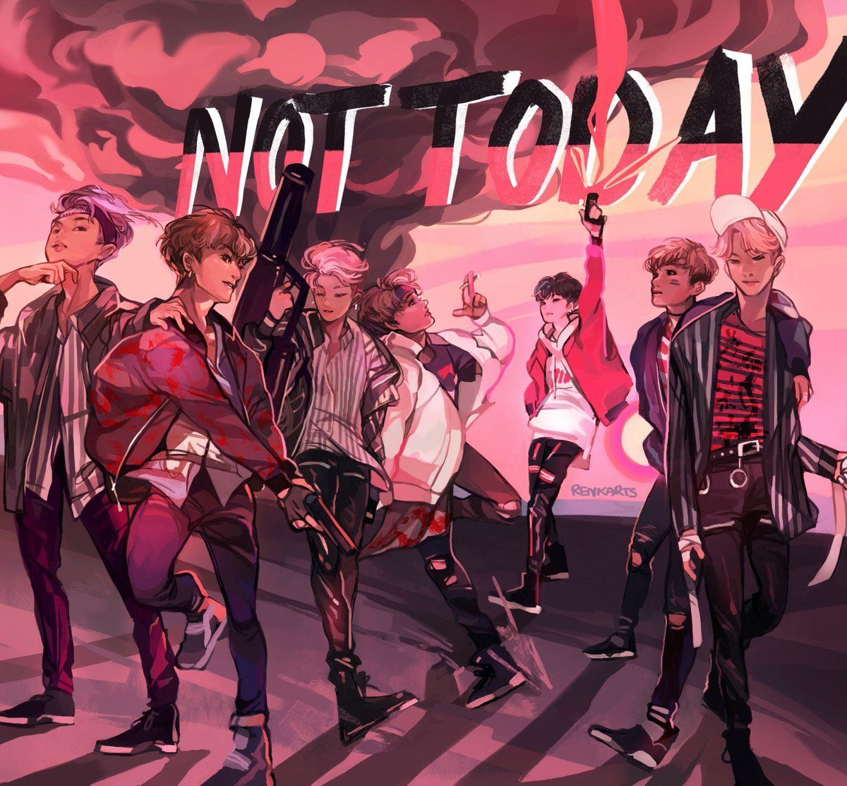 Bts Not Today Wallpapers