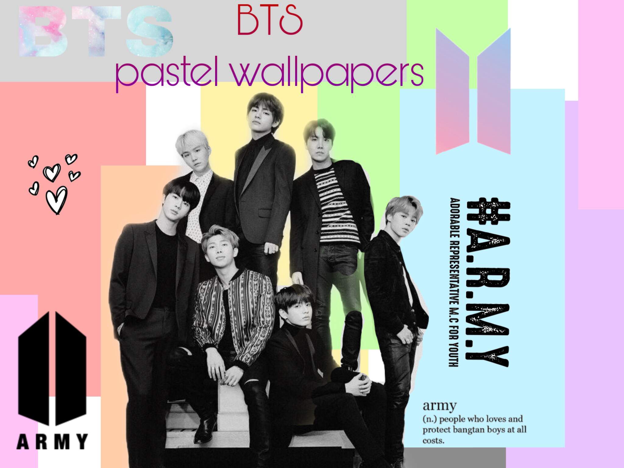 Bts Pastel Wallpapers