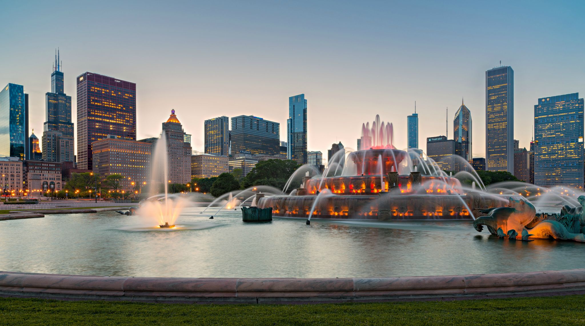 Buckingham Fountain Fountain Chicago Wallpapers