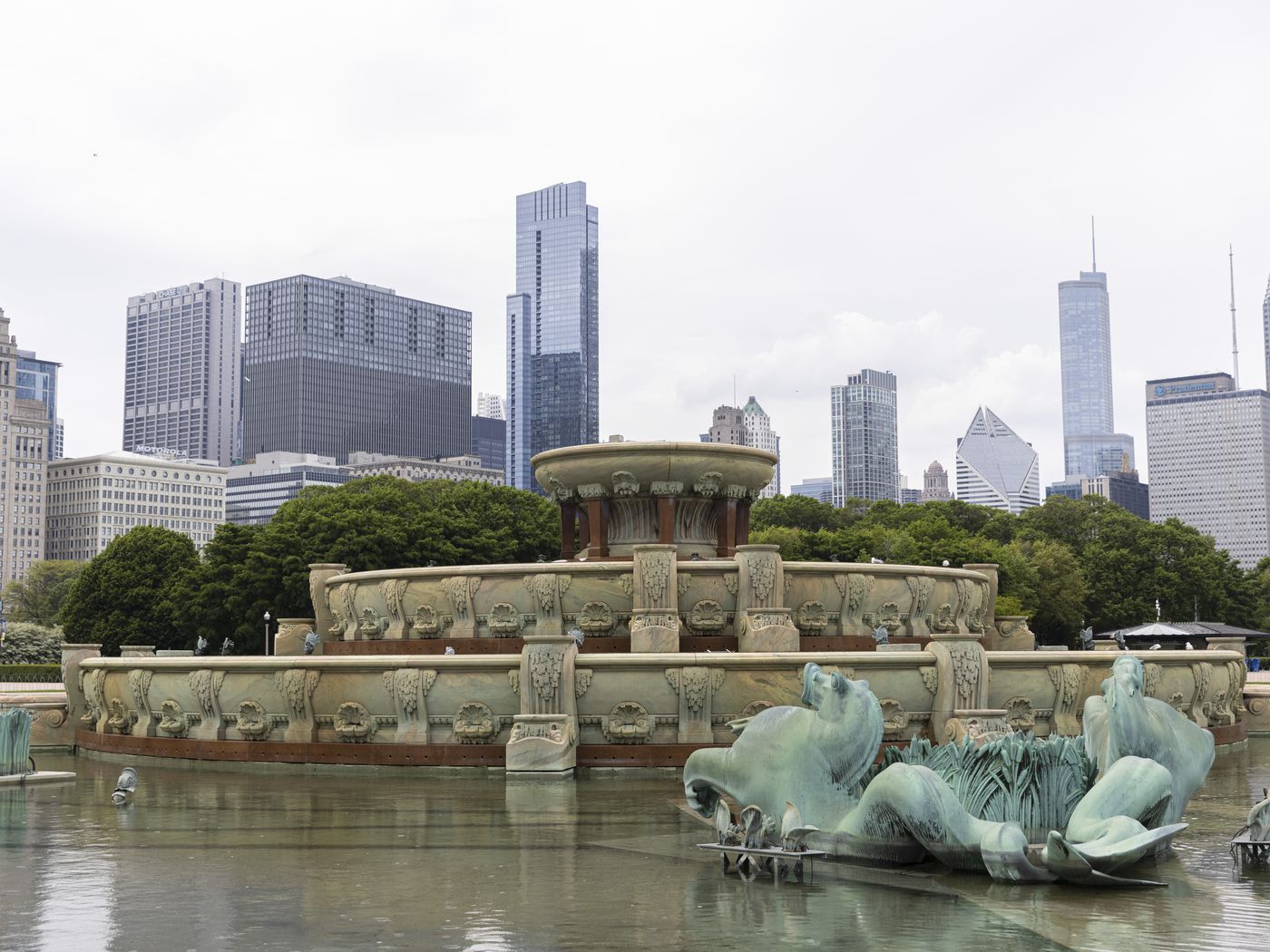 Buckingham Fountain Fountain Chicago Wallpapers