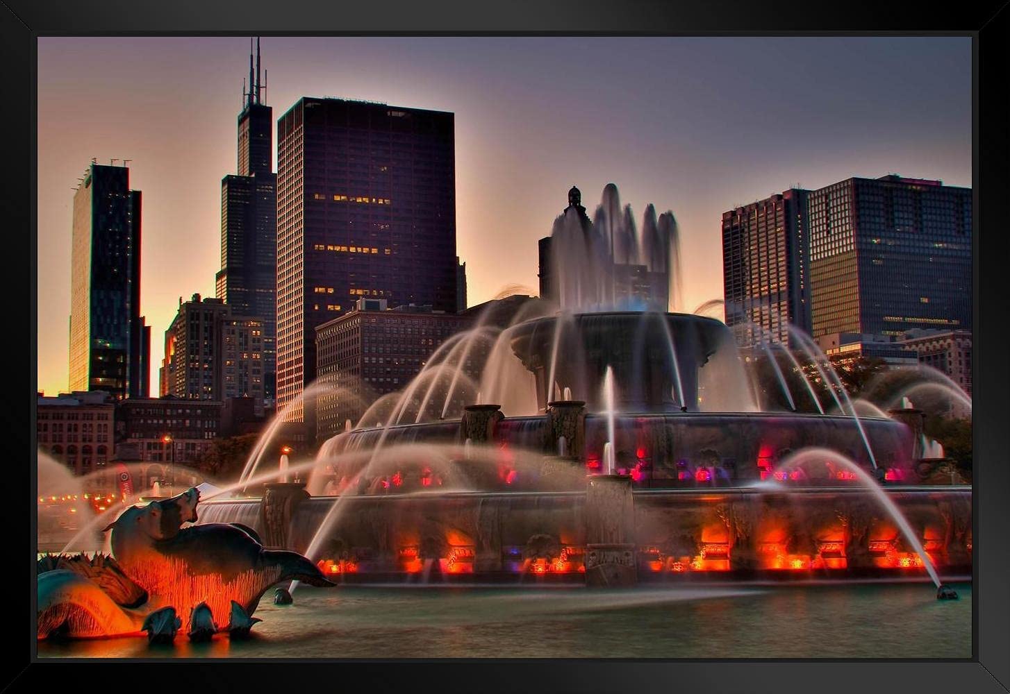 Buckingham Fountain Fountain Chicago Wallpapers