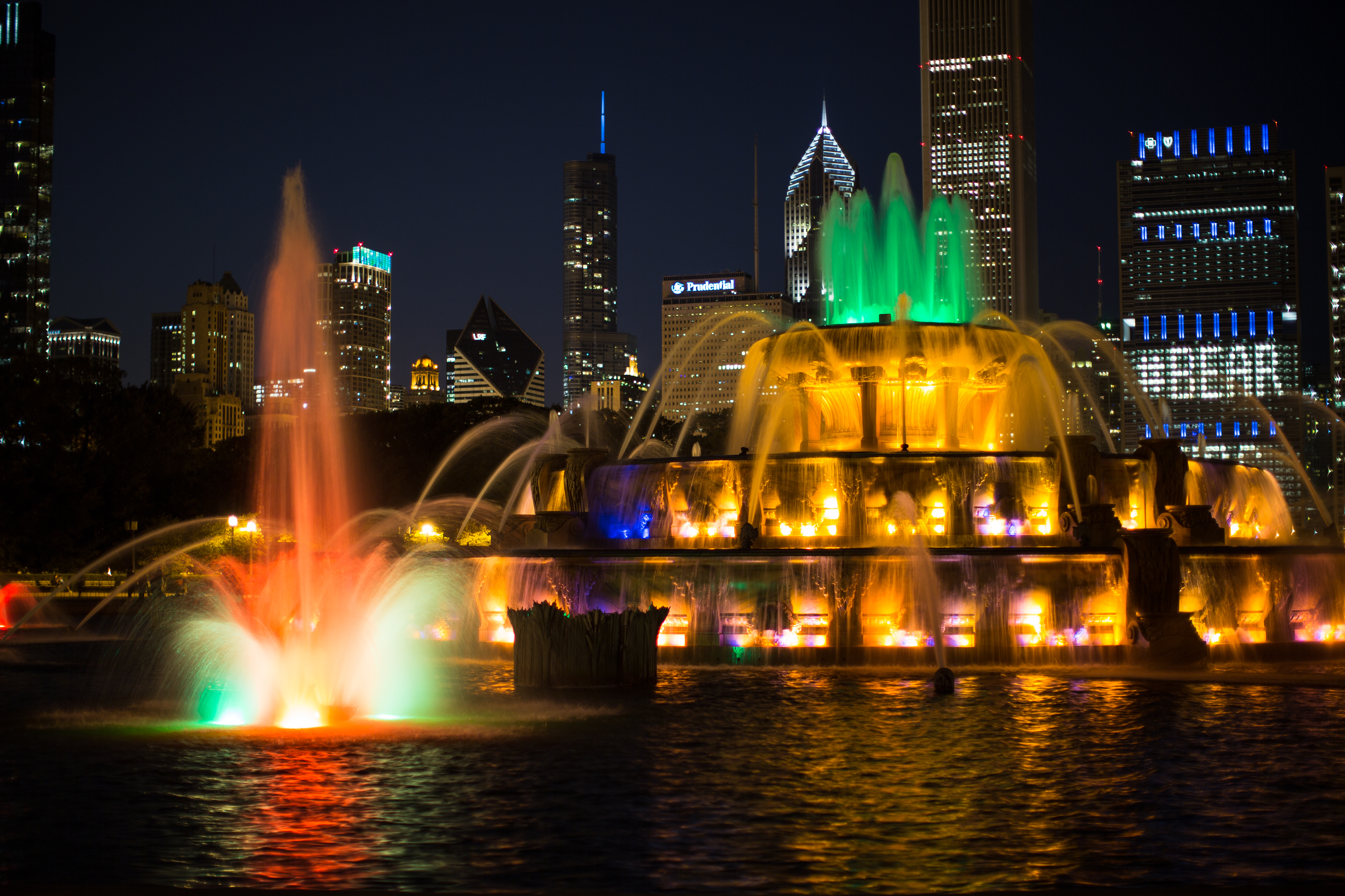 Buckingham Fountain Fountain Chicago Wallpapers