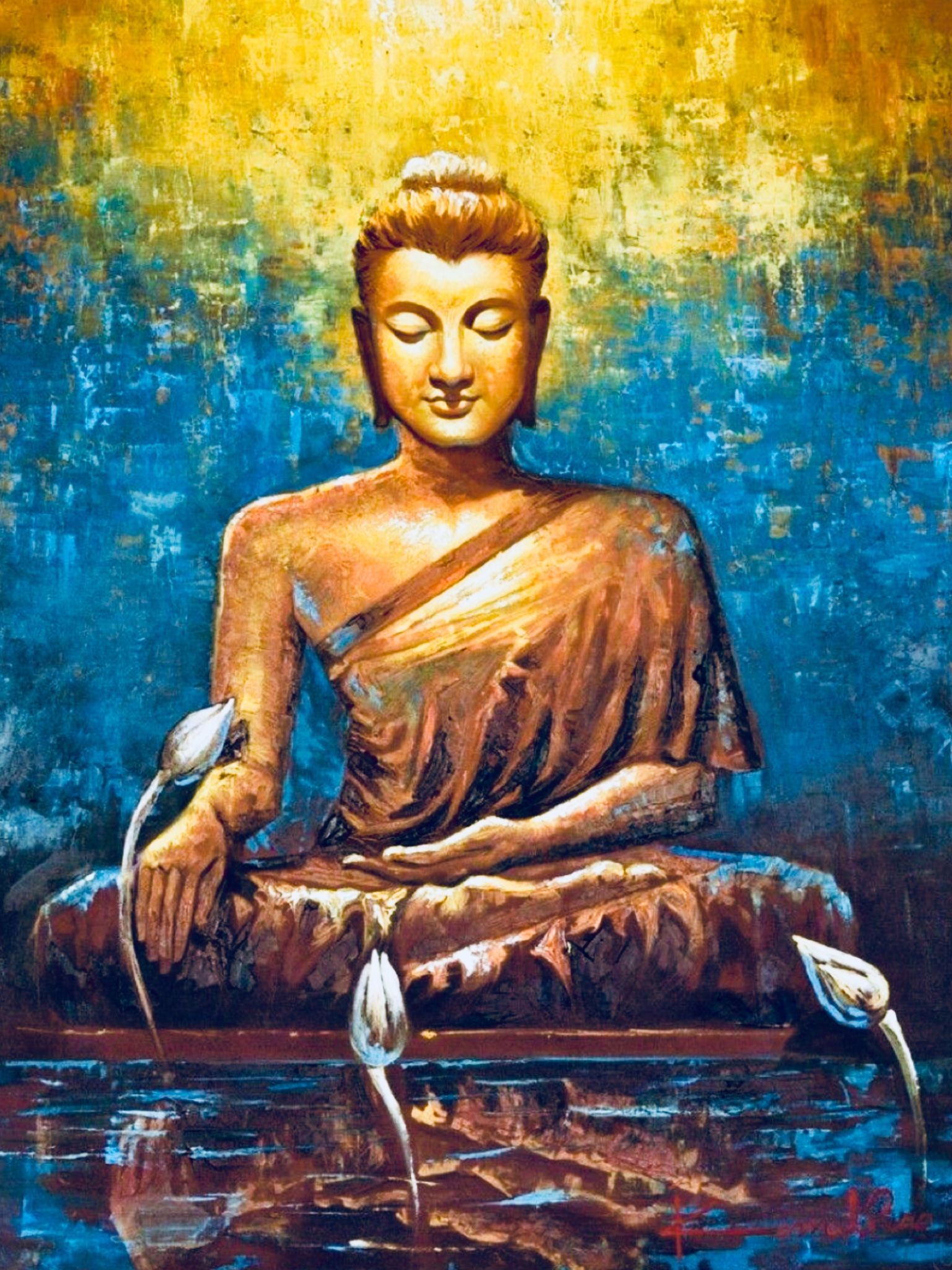 Buddha Images Paintings Wallpapers