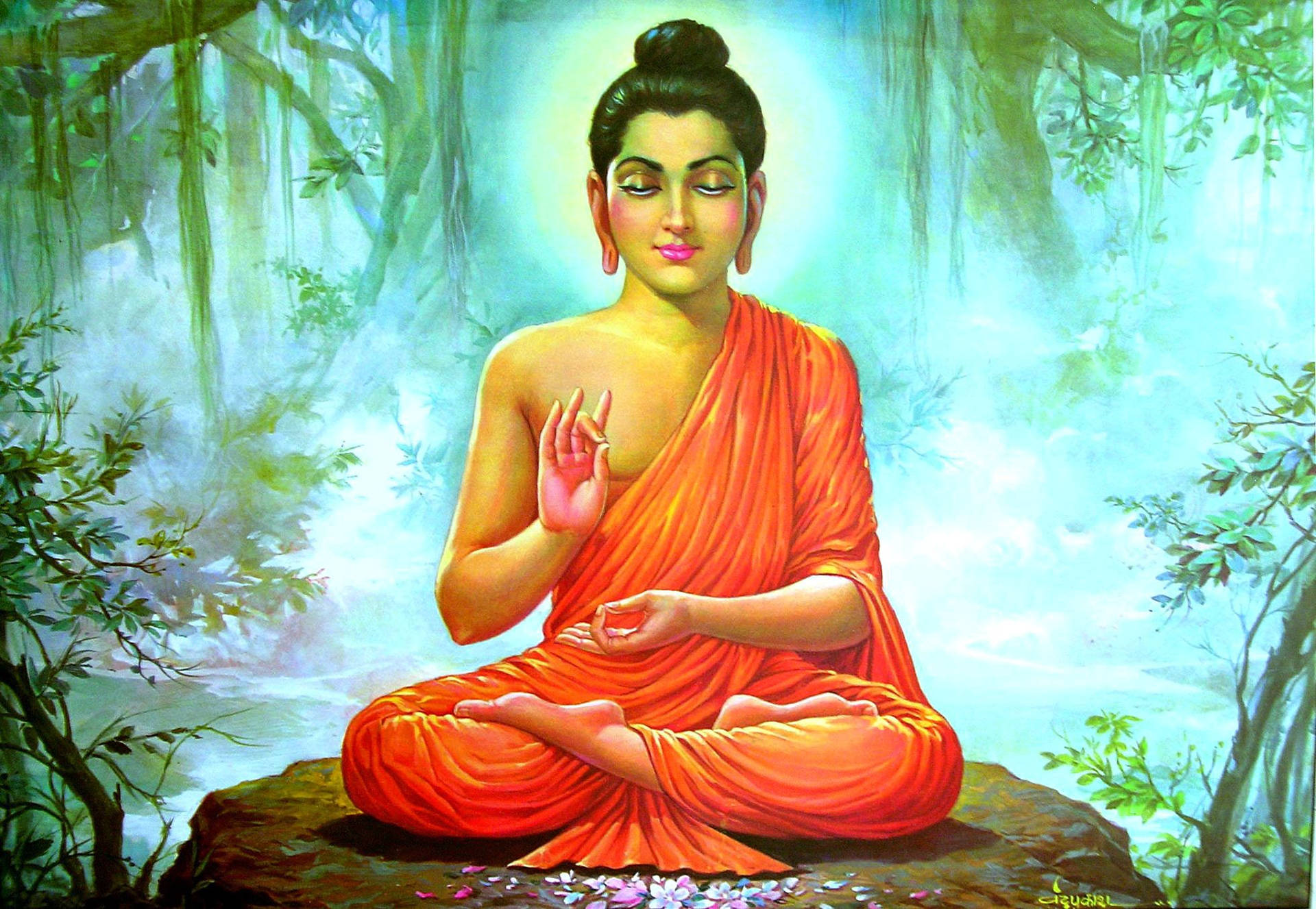 Buddha Images Paintings Wallpapers