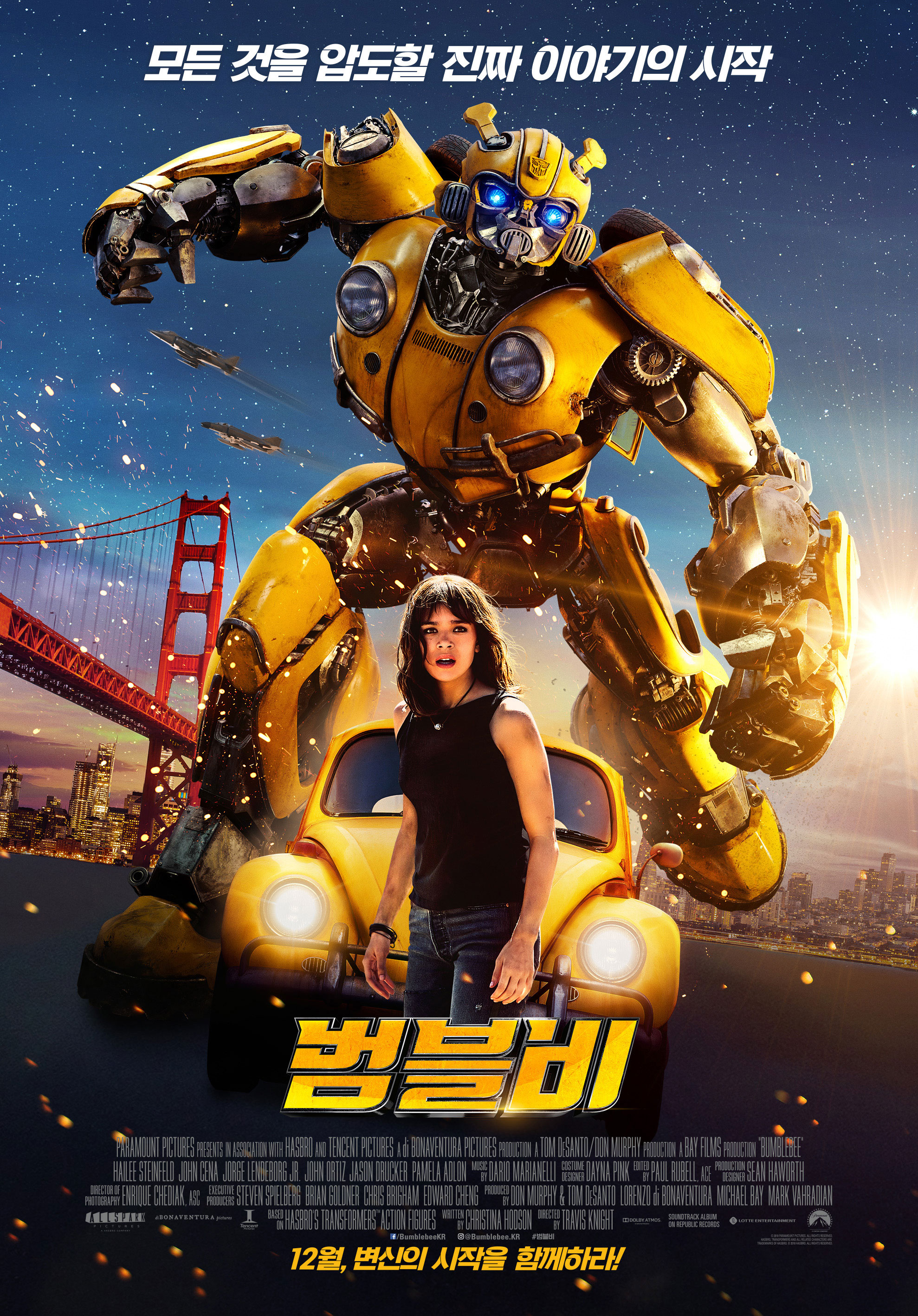 Bumblebee 2018 Comic Con Movie Poster Wallpapers