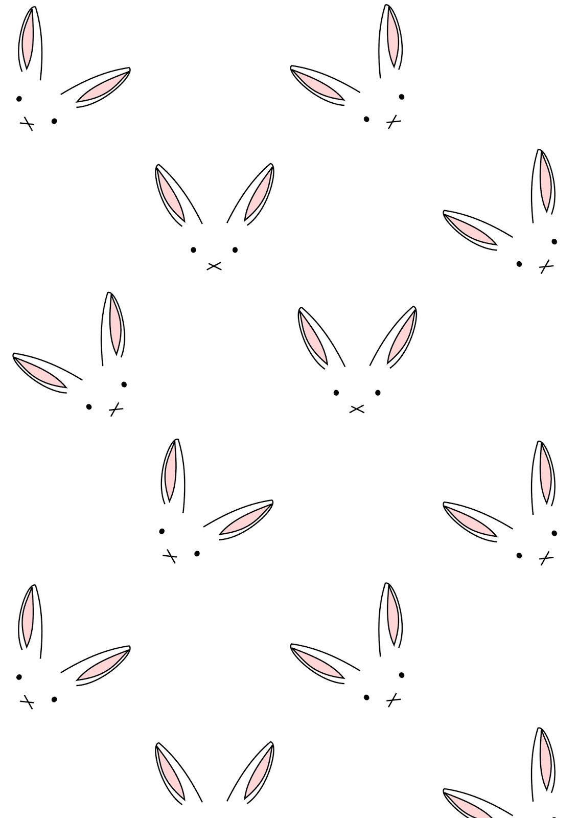 Bunny Pattern Wallpapers