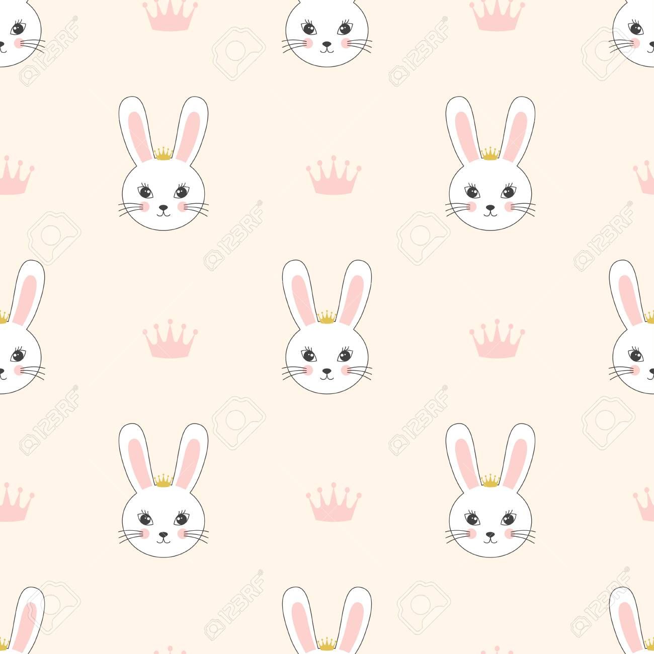 Bunny Pattern Wallpapers