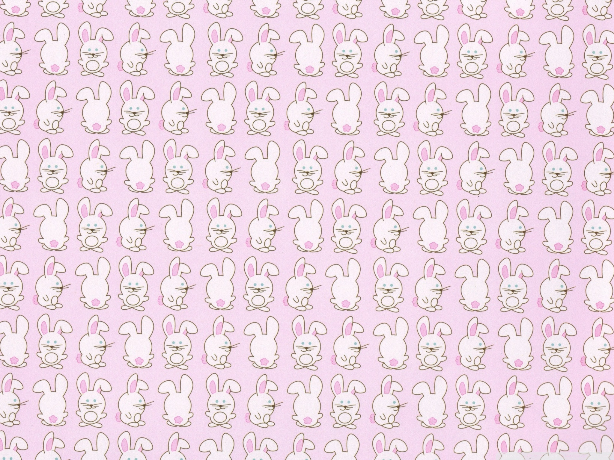 Bunny Pattern Wallpapers