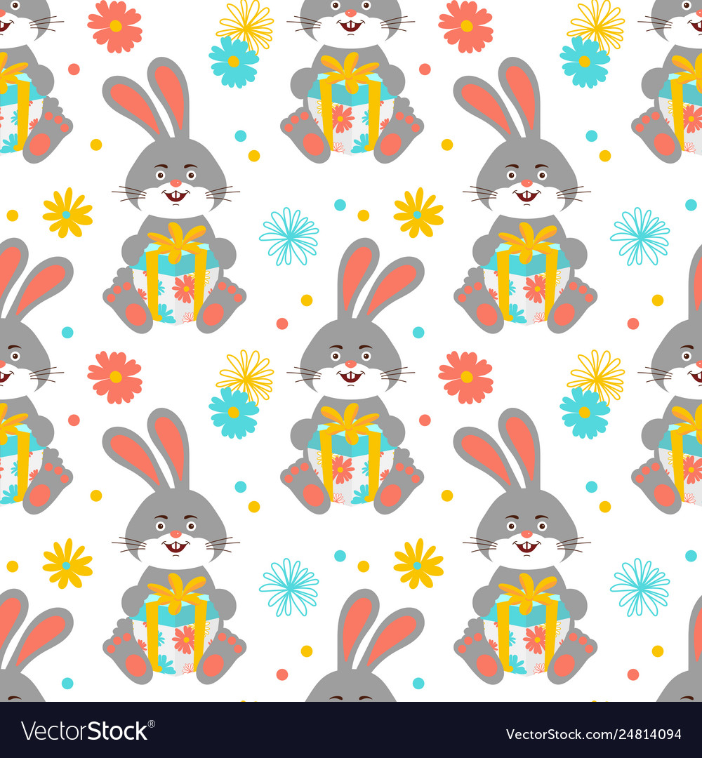 Bunny Pattern Wallpapers