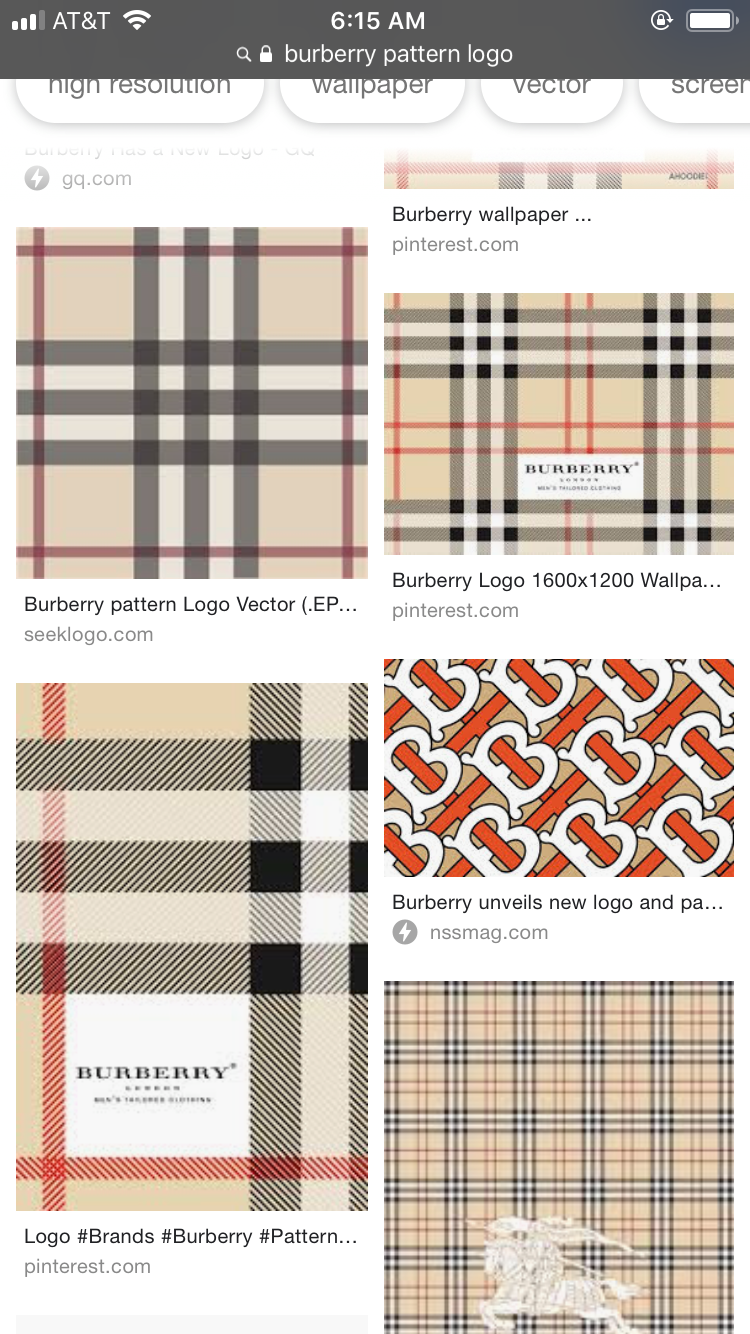 Burberry Pattern Wallpapers