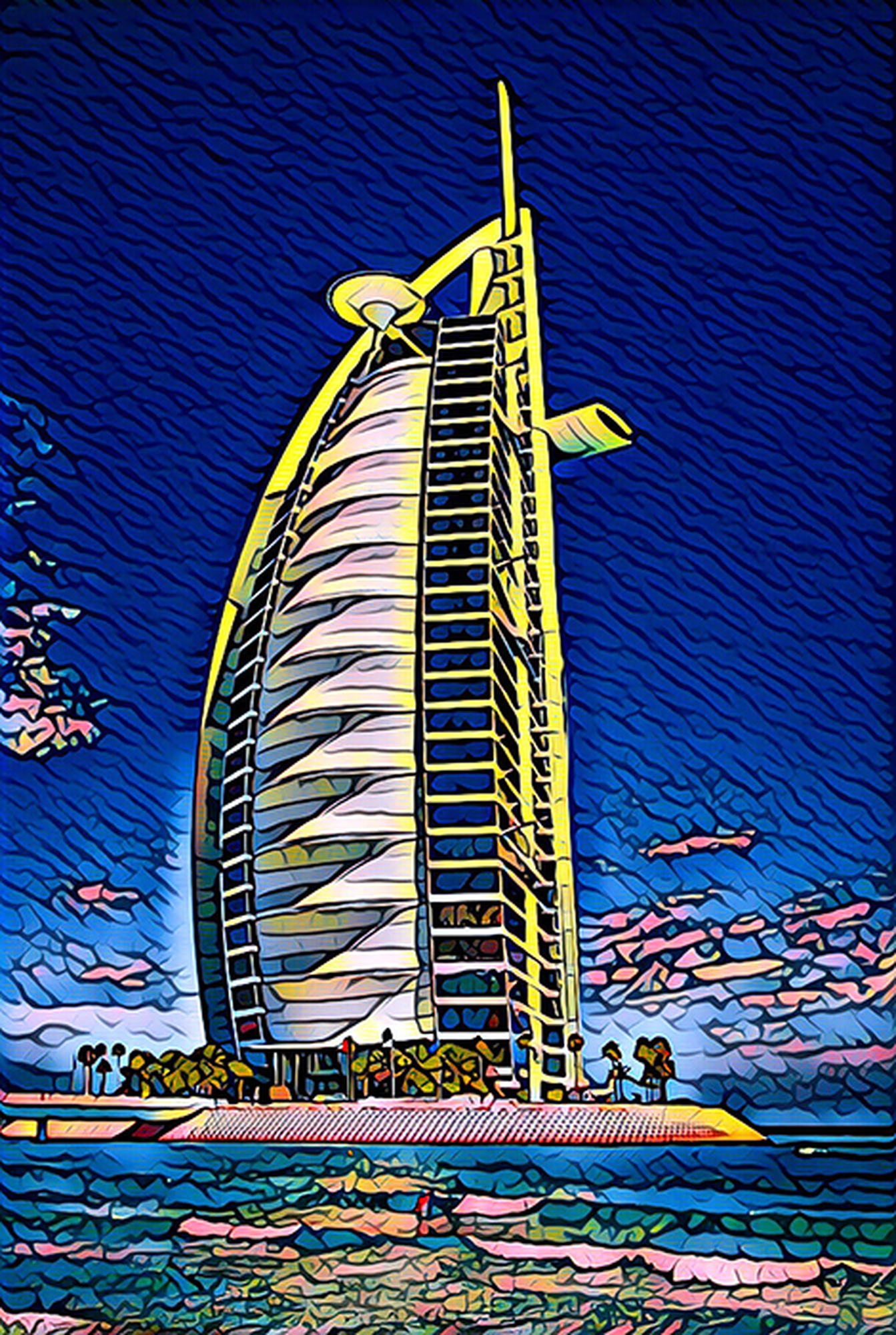 Burj Al Arab Artwork Wallpapers