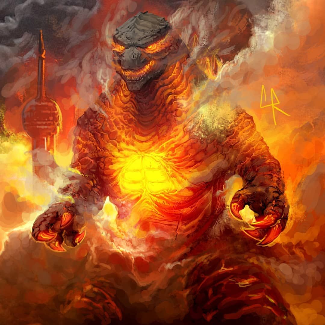 Burning Godzilla Wallpapers