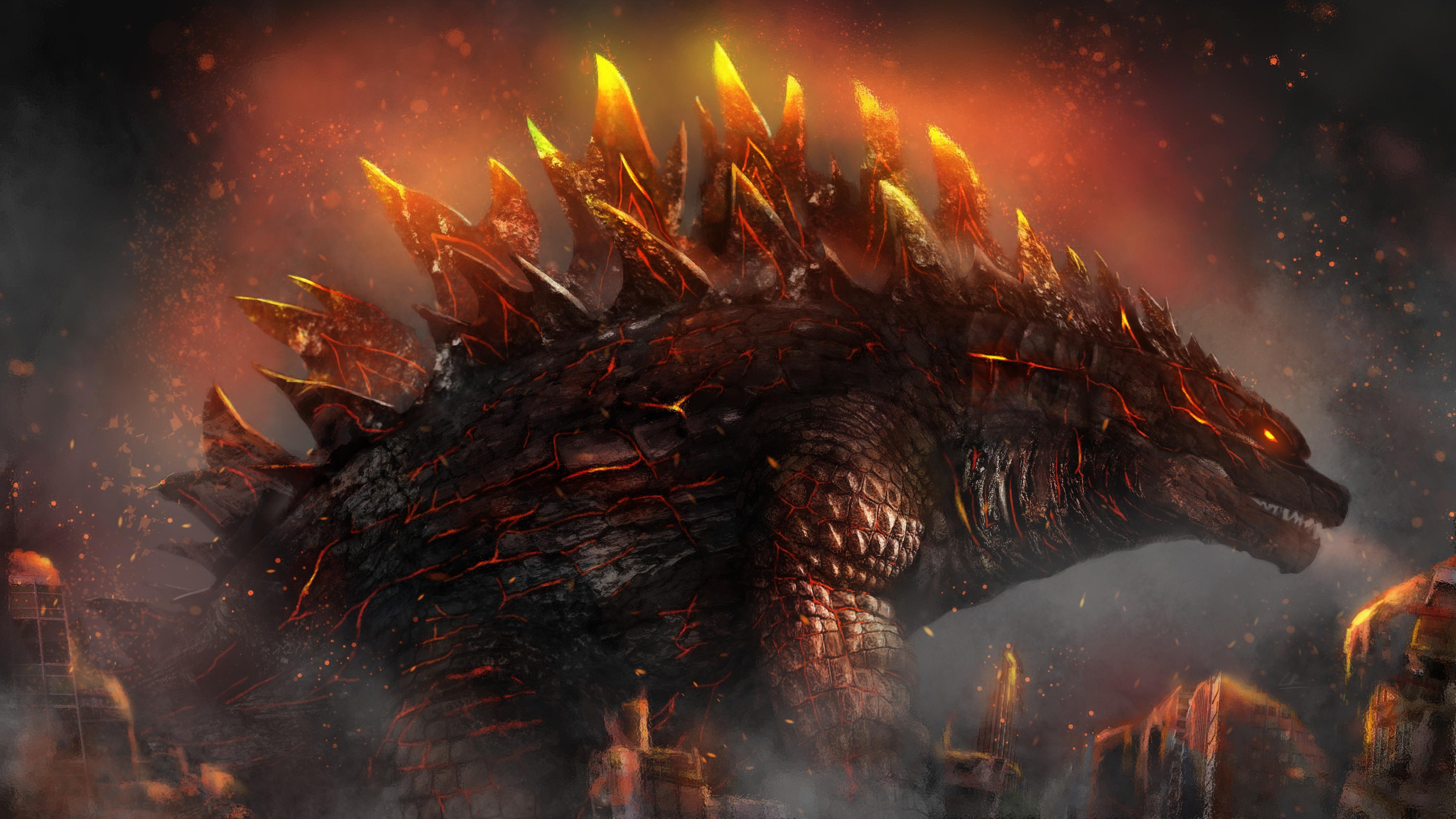 Burning Godzilla Wallpapers