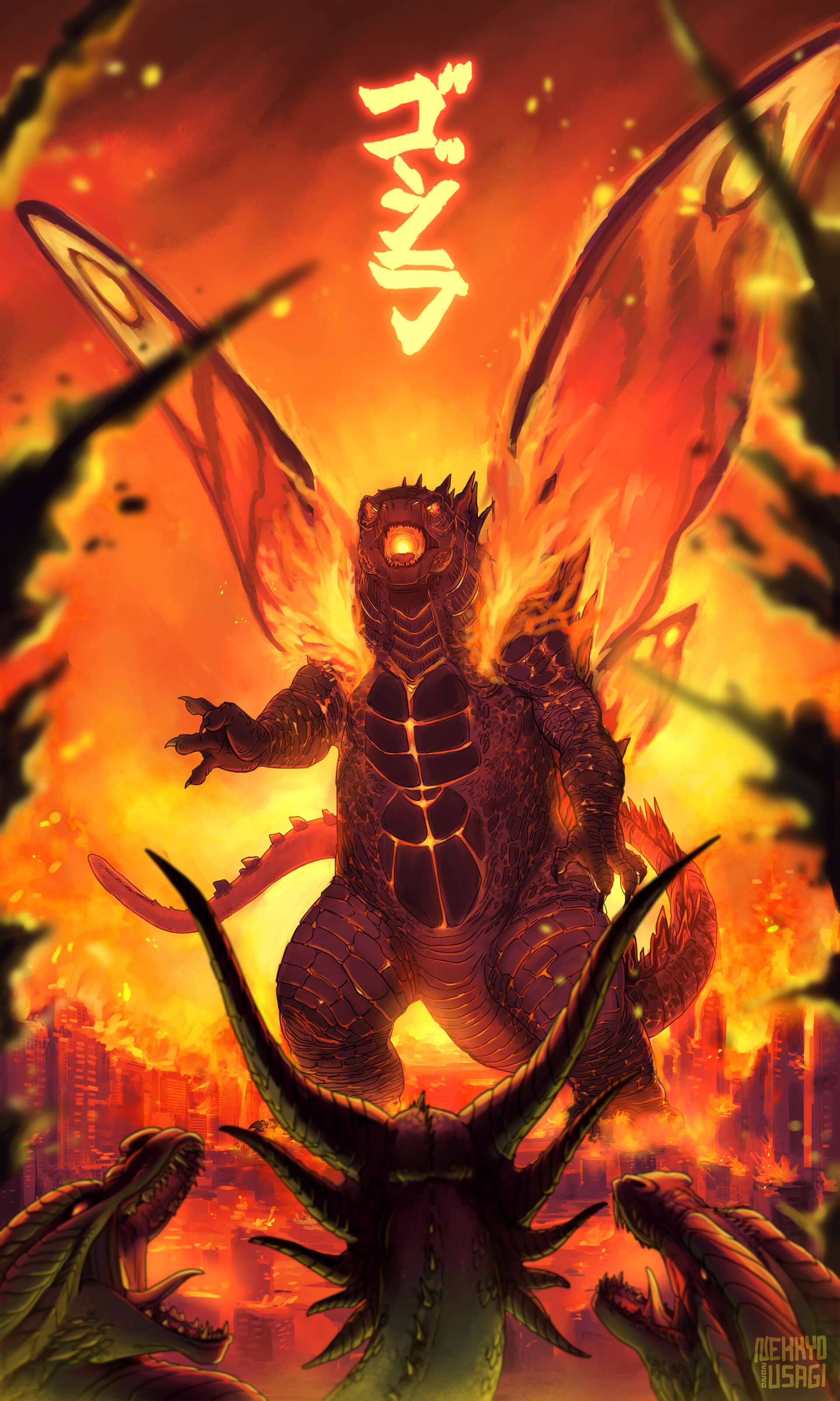 Burning Godzilla Wallpapers