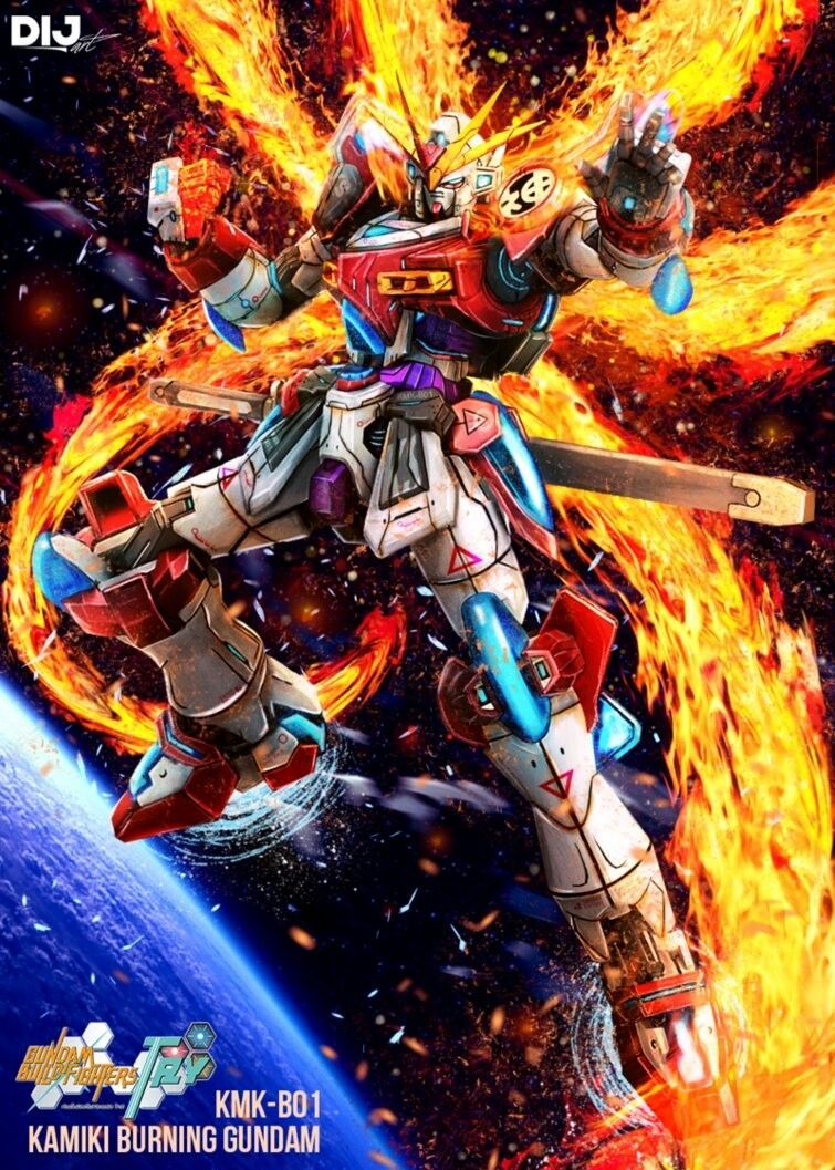 Burning Gundam Wallpapers