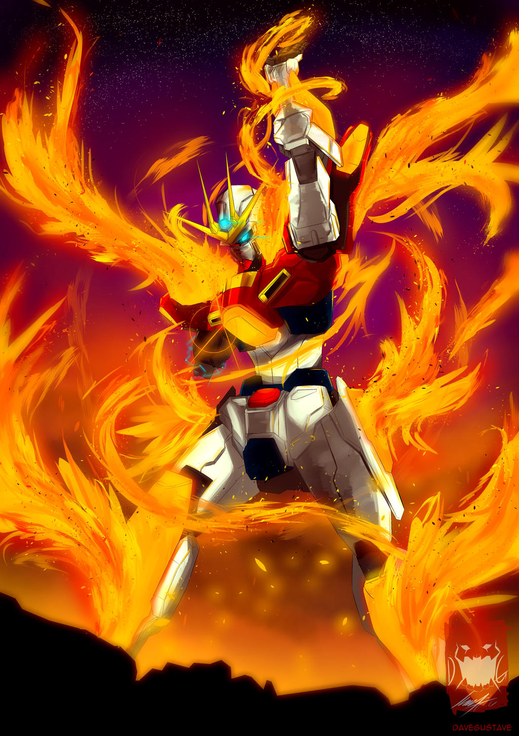 Burning Gundam Wallpapers