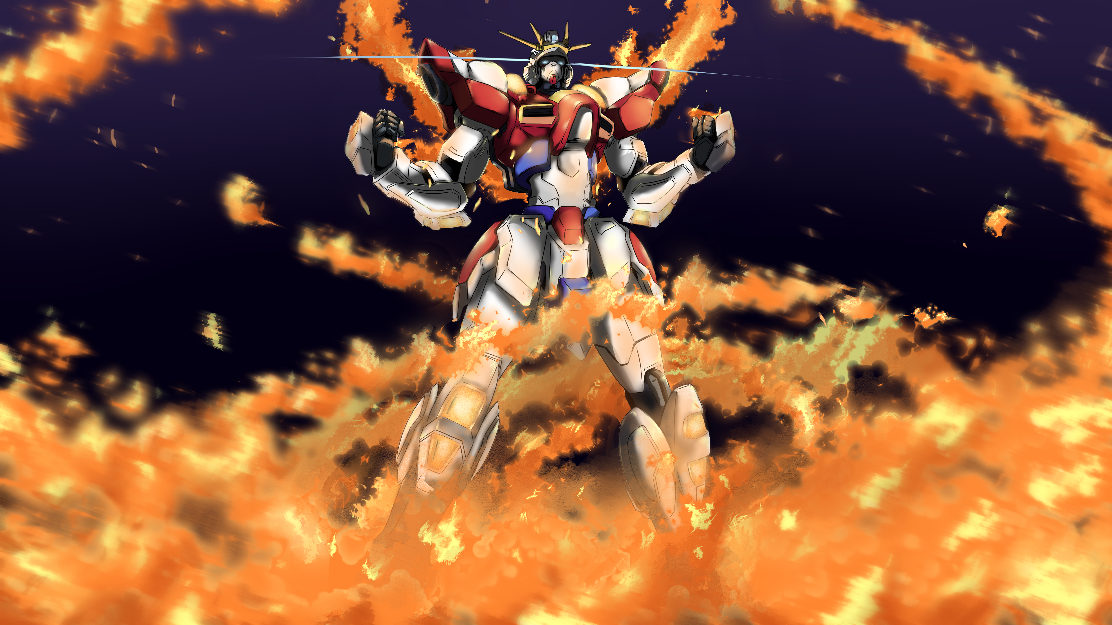 Burning Gundam Wallpapers