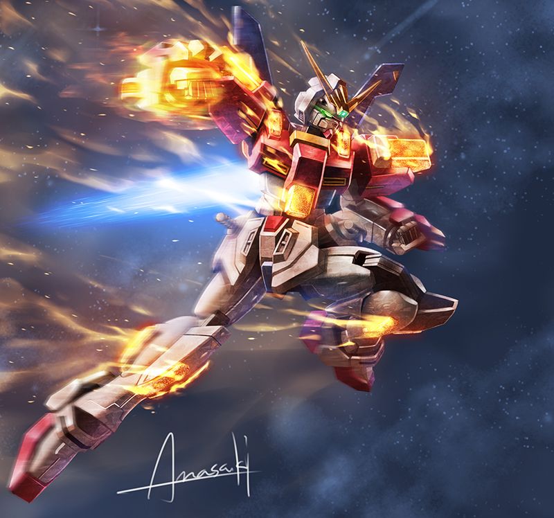 Burning Gundam Wallpapers