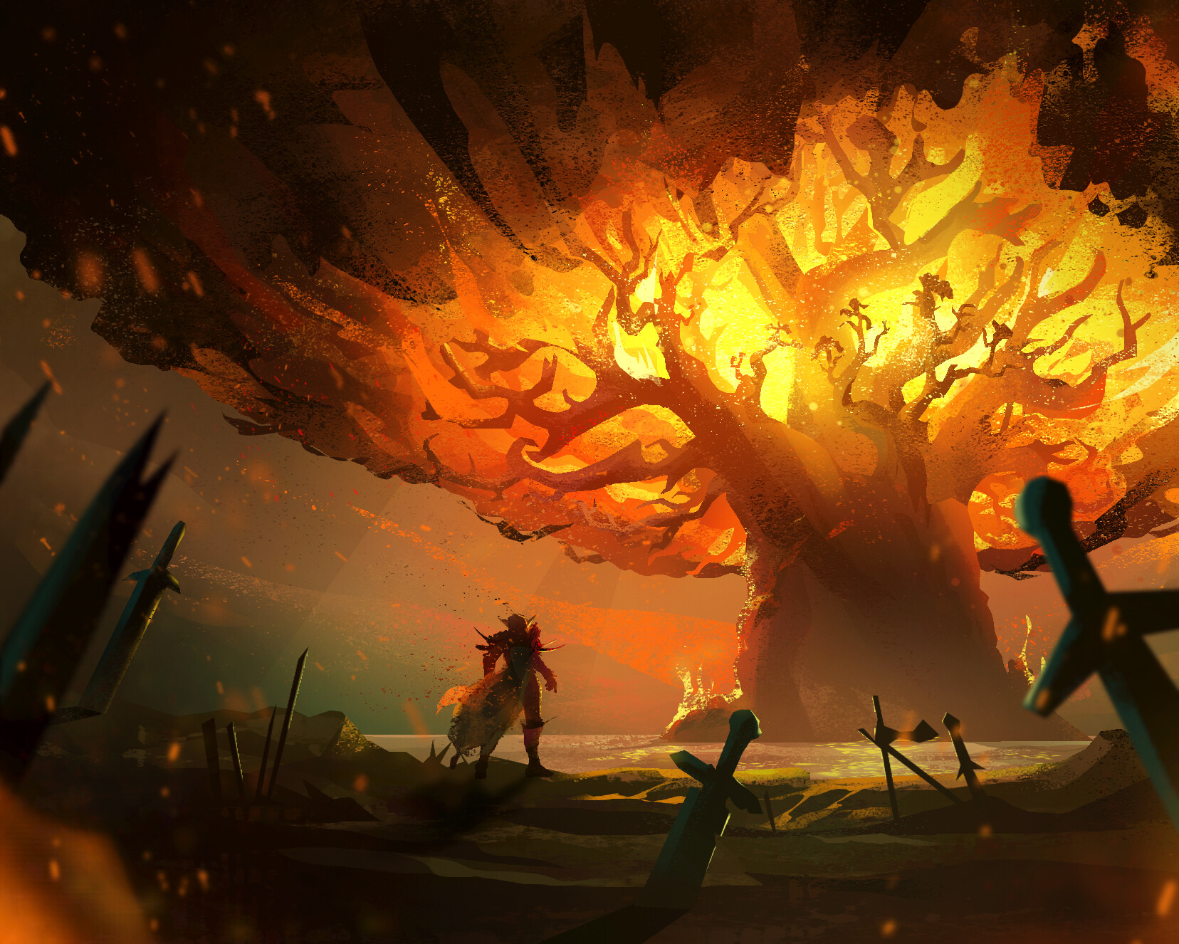 Burning Of Teldrassil Wallpapers