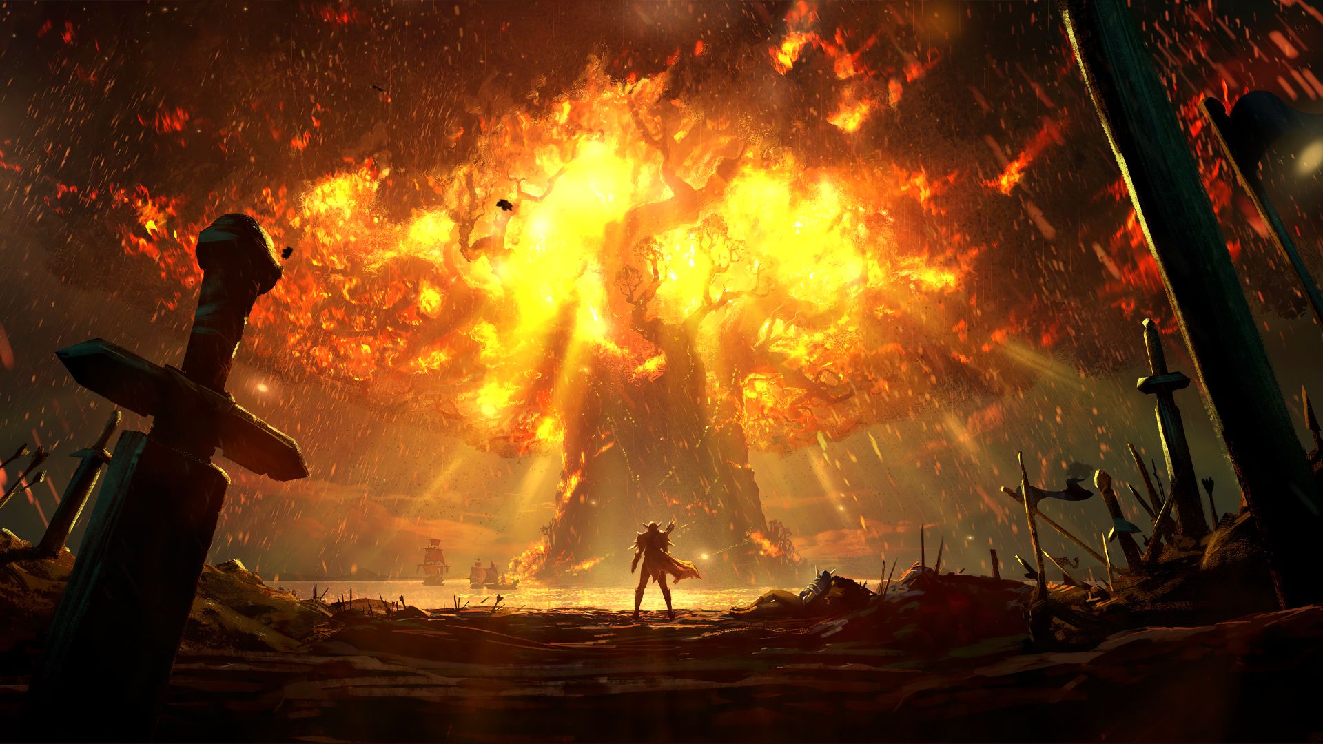 Burning Of Teldrassil Wallpapers