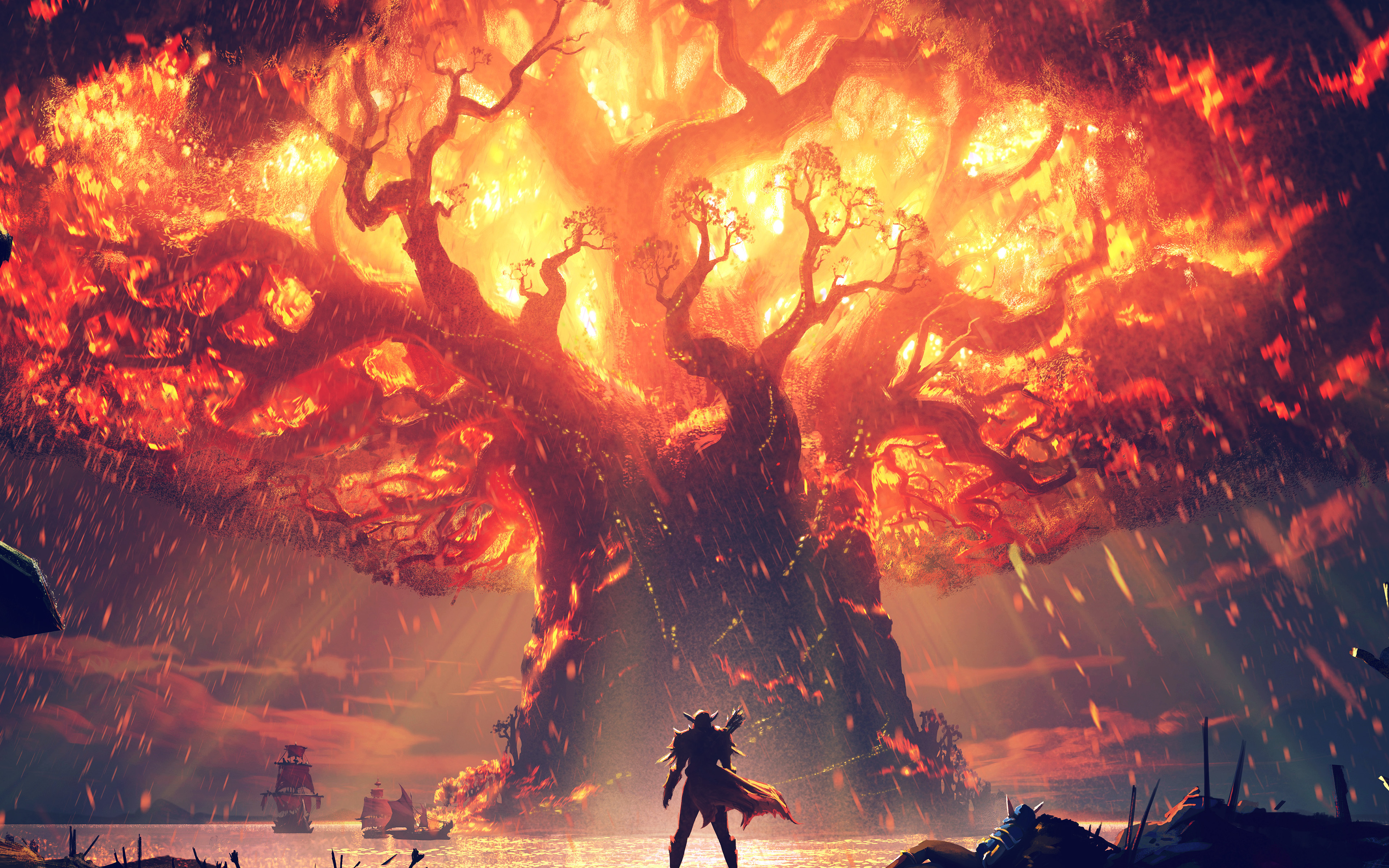 Burning Of Teldrassil Wallpapers