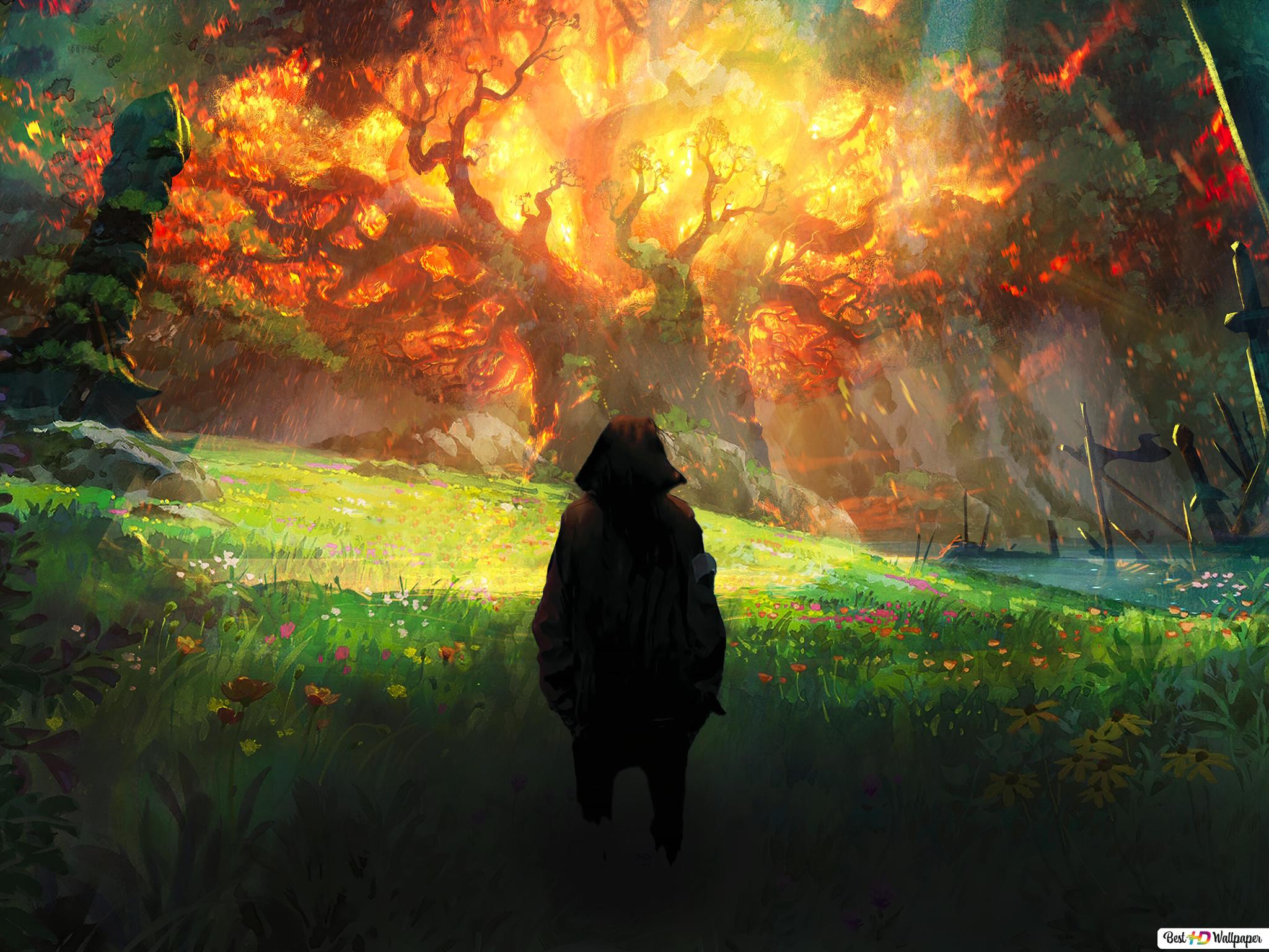 Burning Of Teldrassil Wallpapers