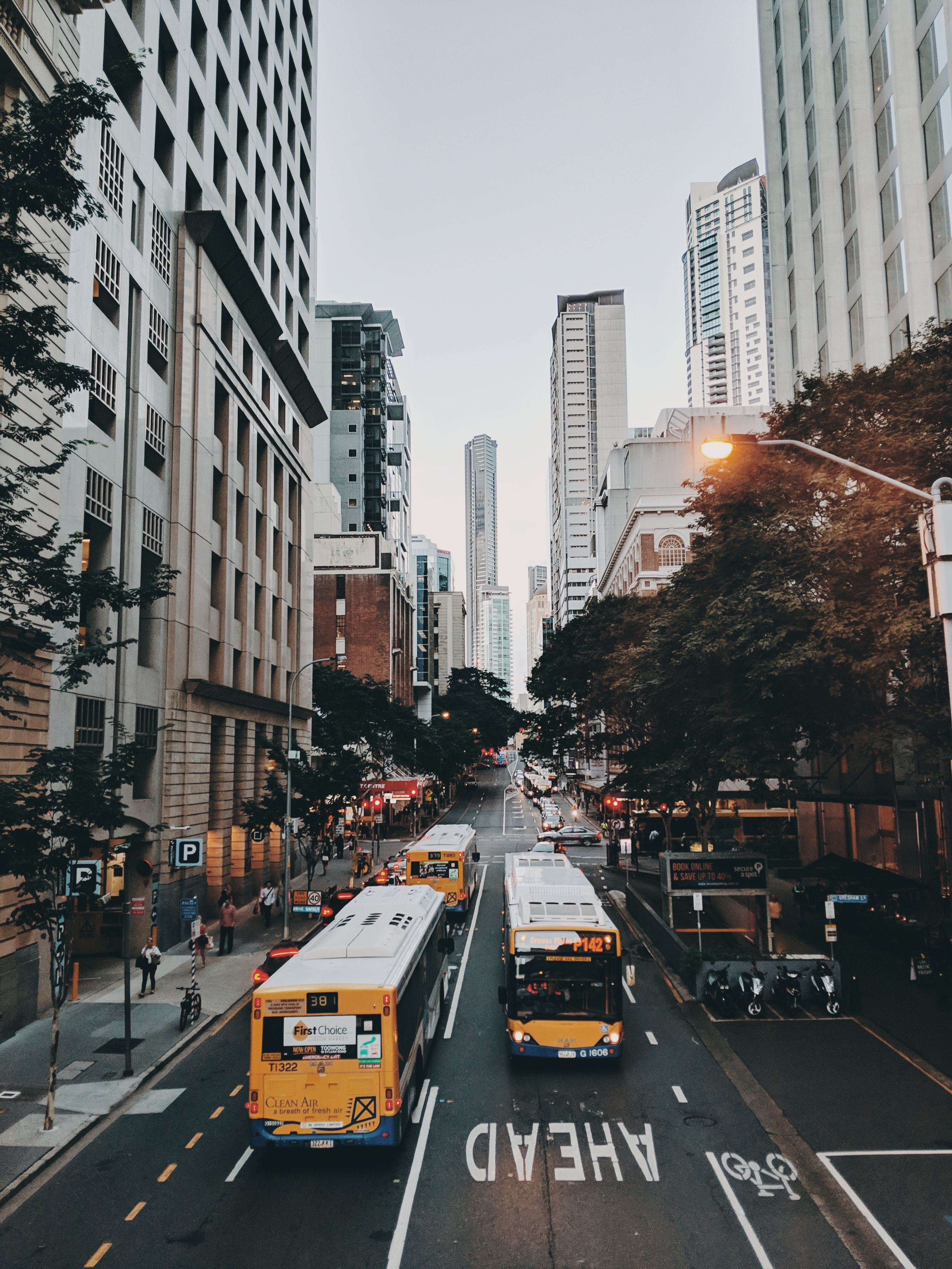 Busy Street Background