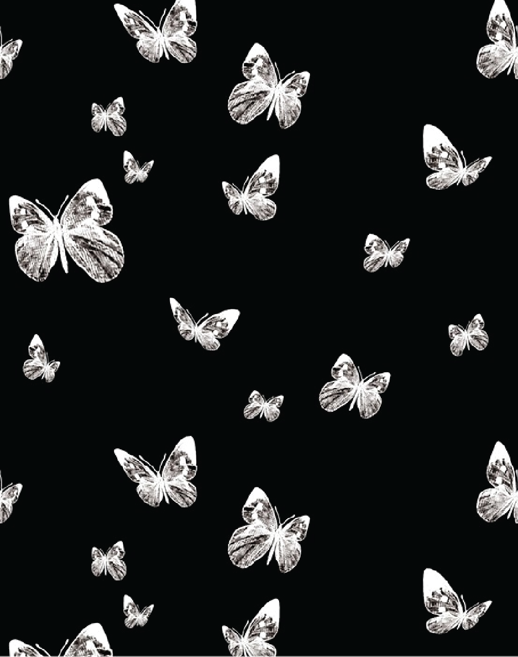 Butterfly Black And White Wallpapers