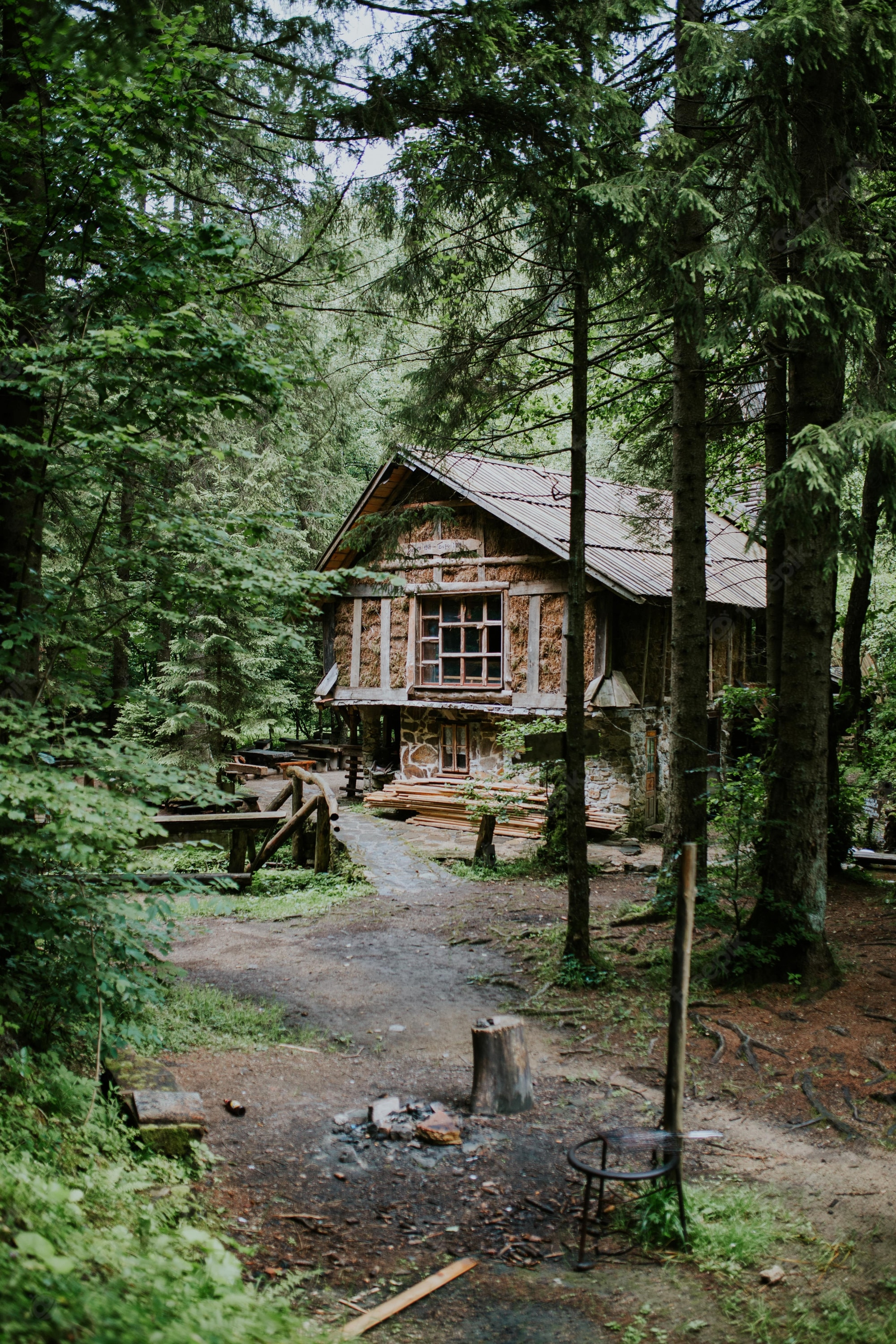 Cabin In The Woods Background