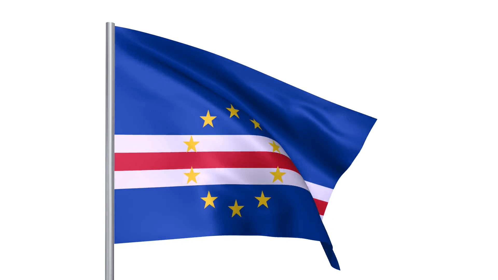 Cabo Verde Flag Wallpapers