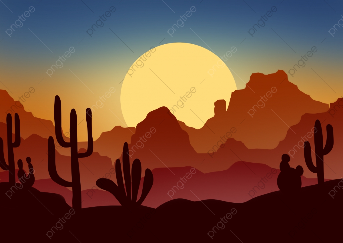 Cactus Desert Background