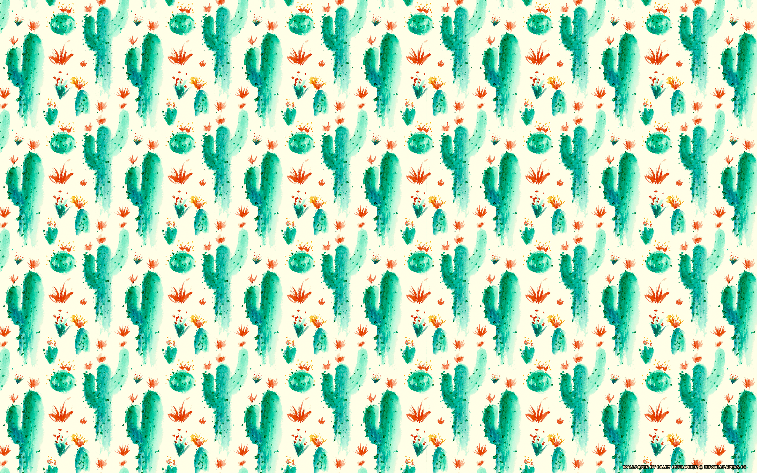 Cactus Print Wallpapers