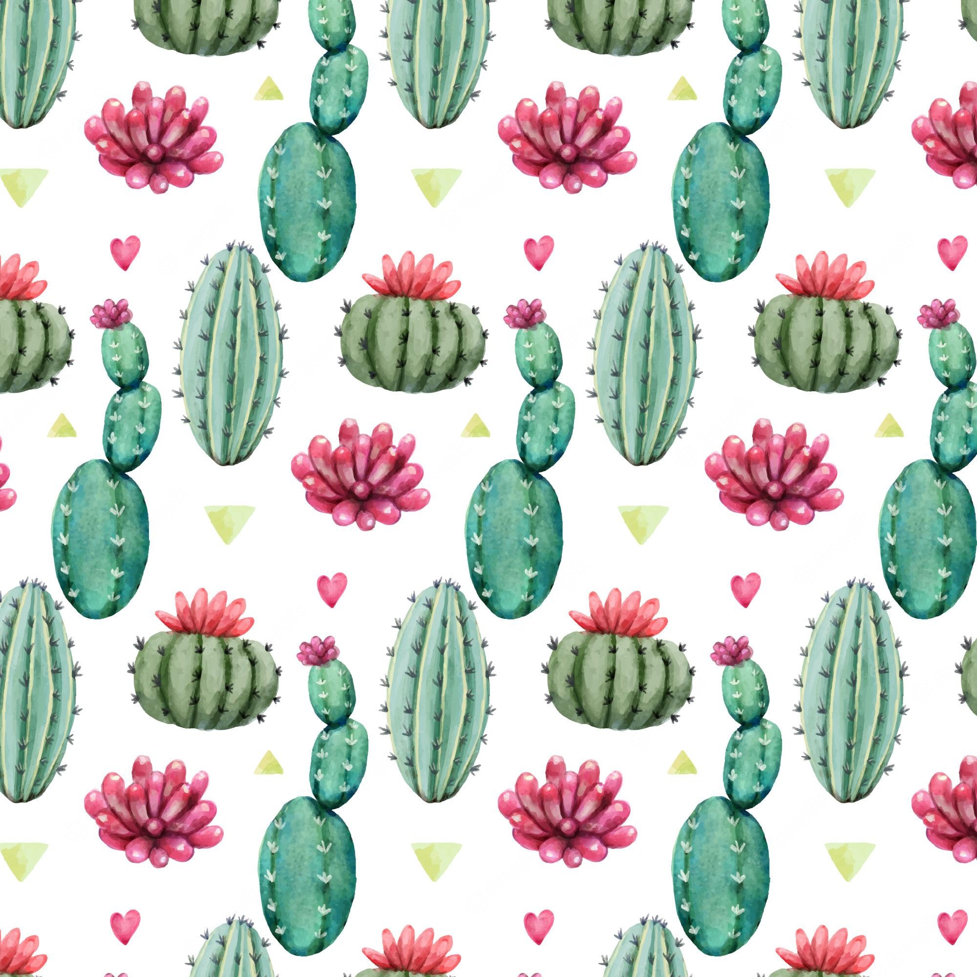 Cactus Print Wallpapers