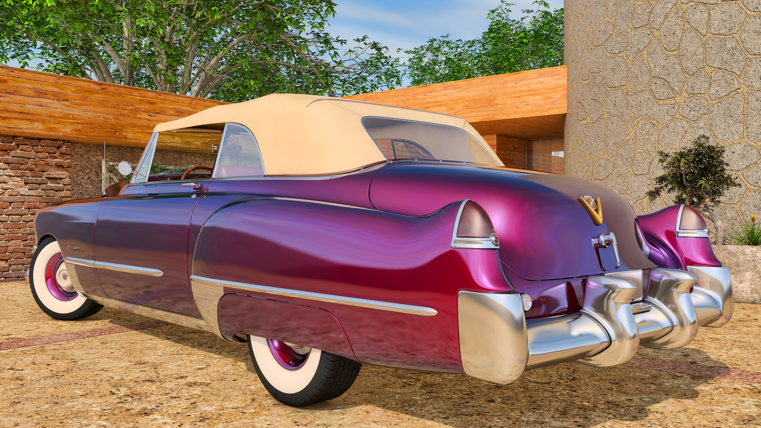 Cadillac 1949 Sixty-Two Convertible Wallpapers