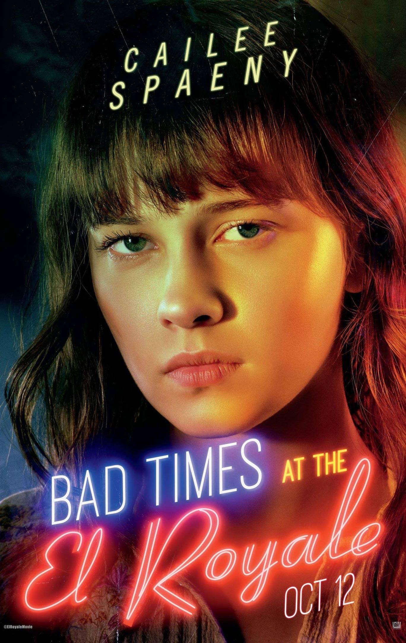 Cailee Spaeny Bad Times At The El Royale 2018 Movie Poster Wallpapers