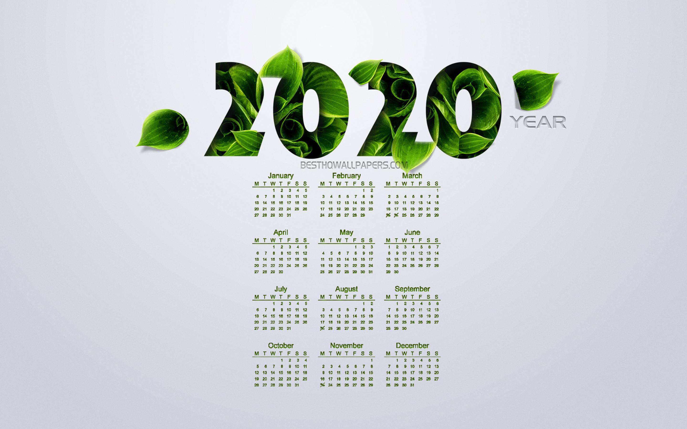 Calendar 2020 Wallpapers