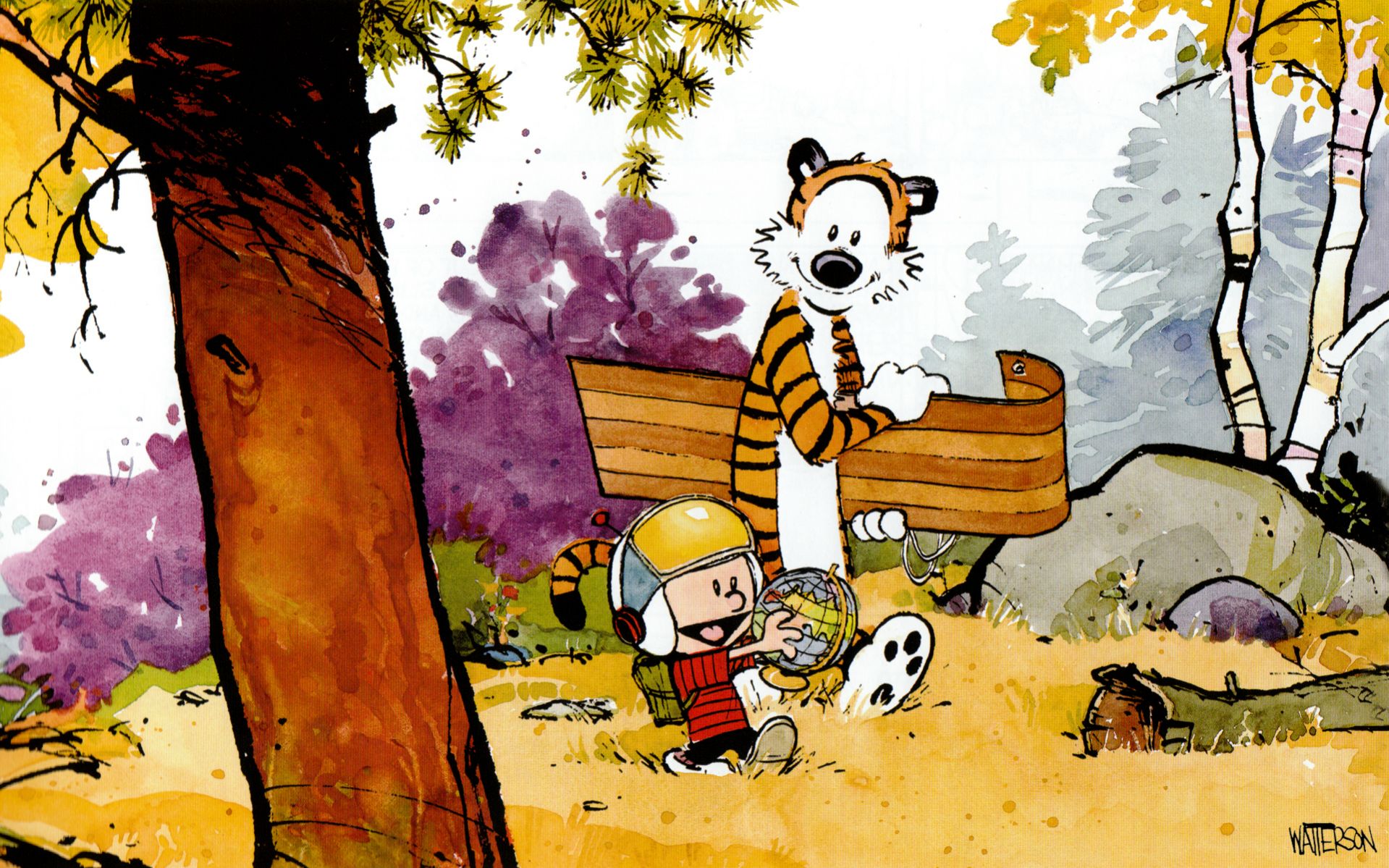 Calvin And Hobbes Desktop Background