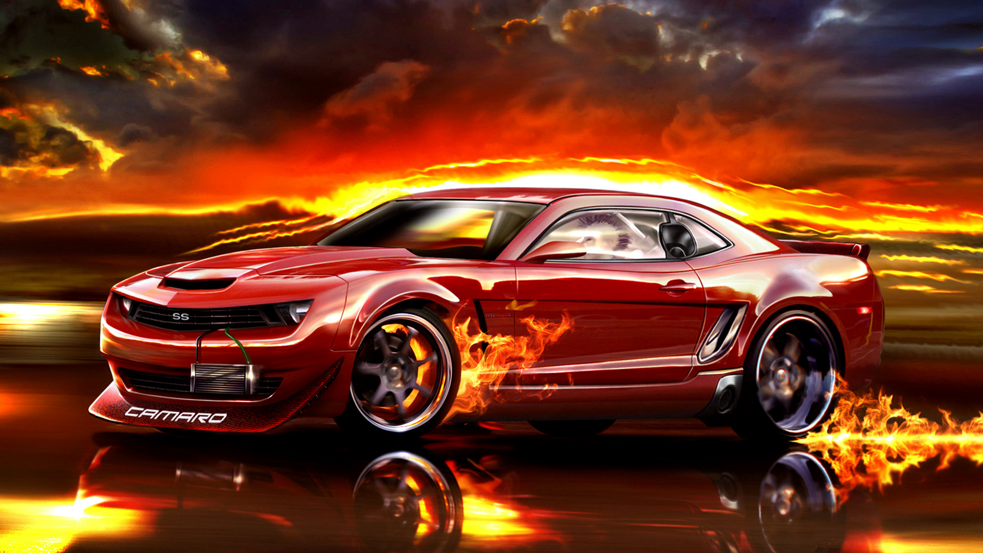 Camaro Fire Wallpapers