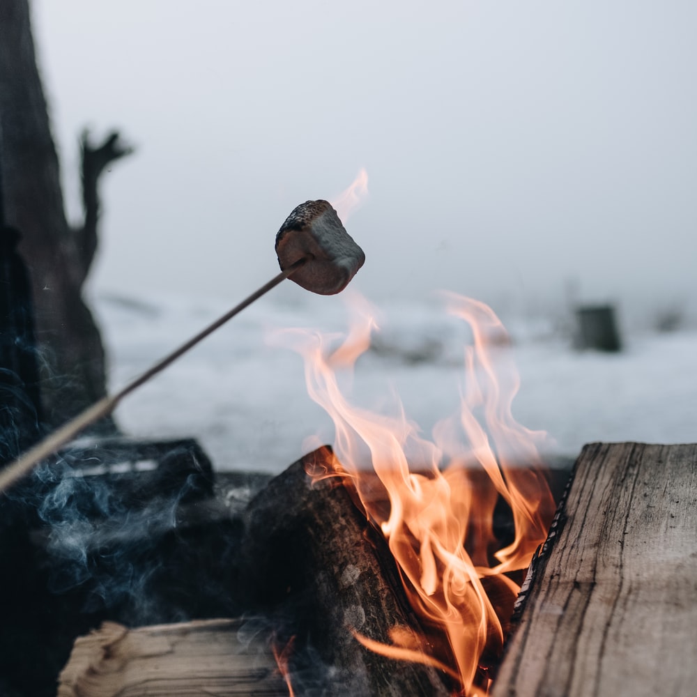 Campfire In Winter Wallpapers