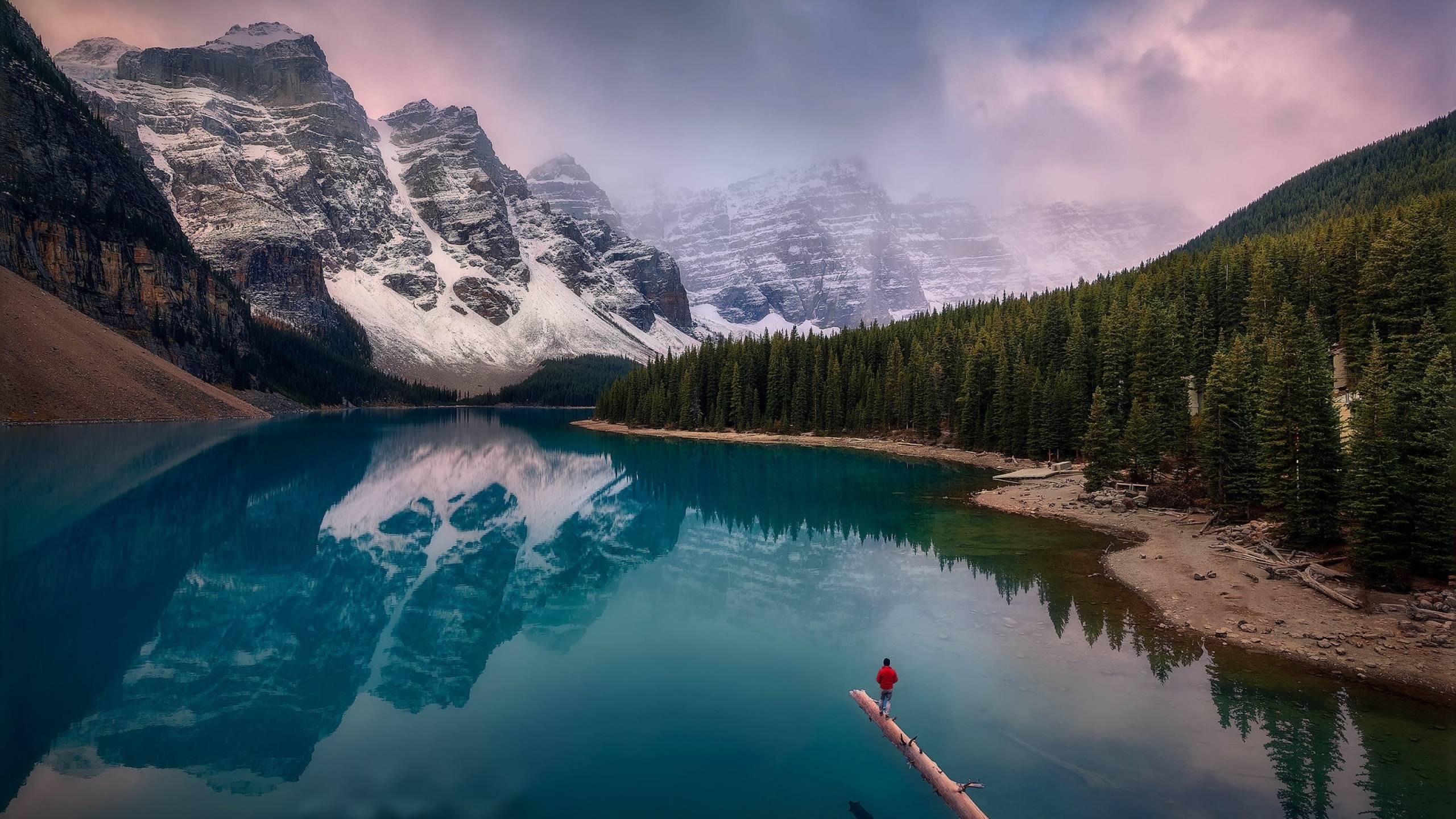 Canadian Rockies Dramatic Sunset Wallpapers