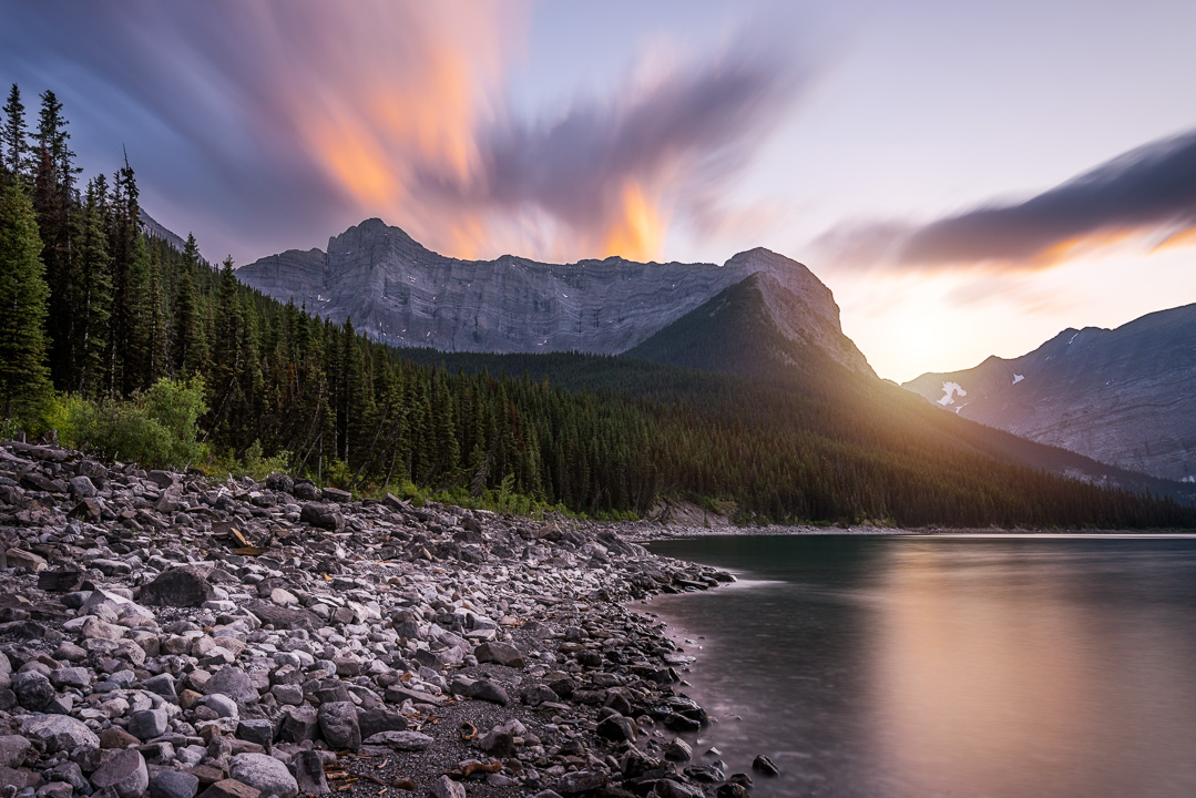 Canadian Rockies Dramatic Sunset Wallpapers