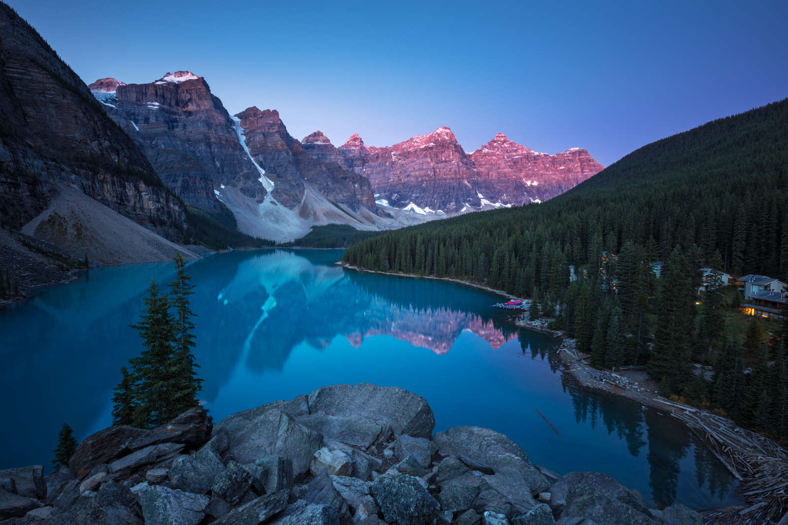 Canadian Rockies Dramatic Sunset Wallpapers