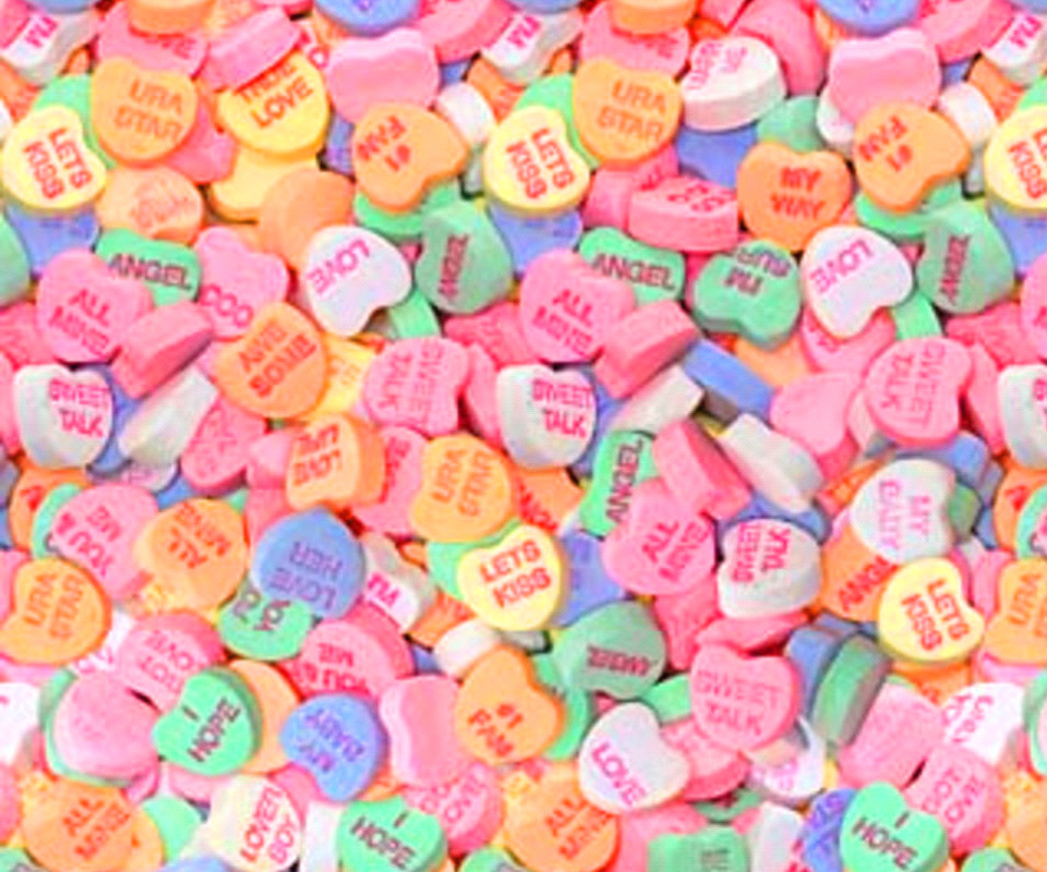 Candy Hearts Wallpapers