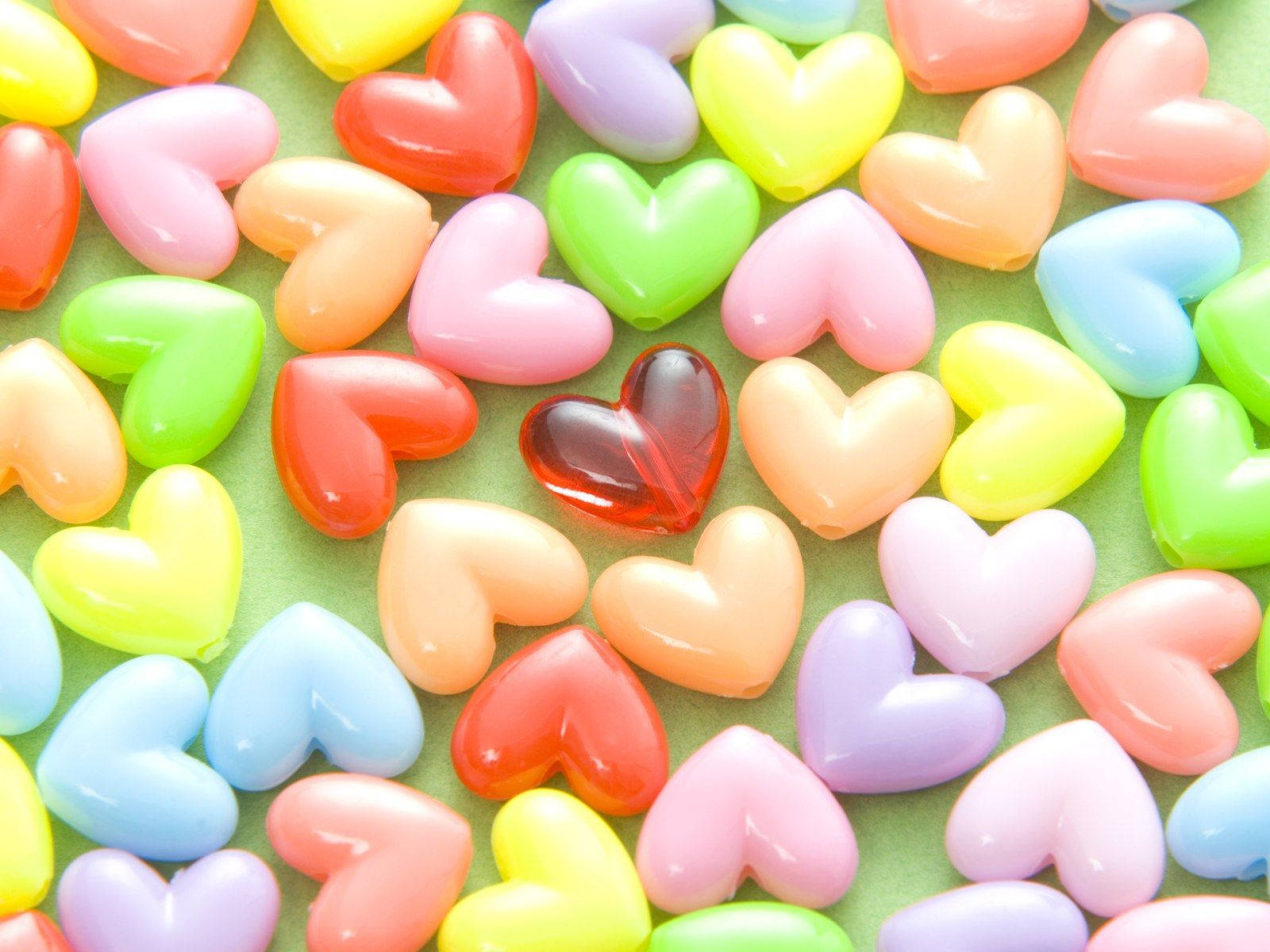 Candy Hearts Wallpapers