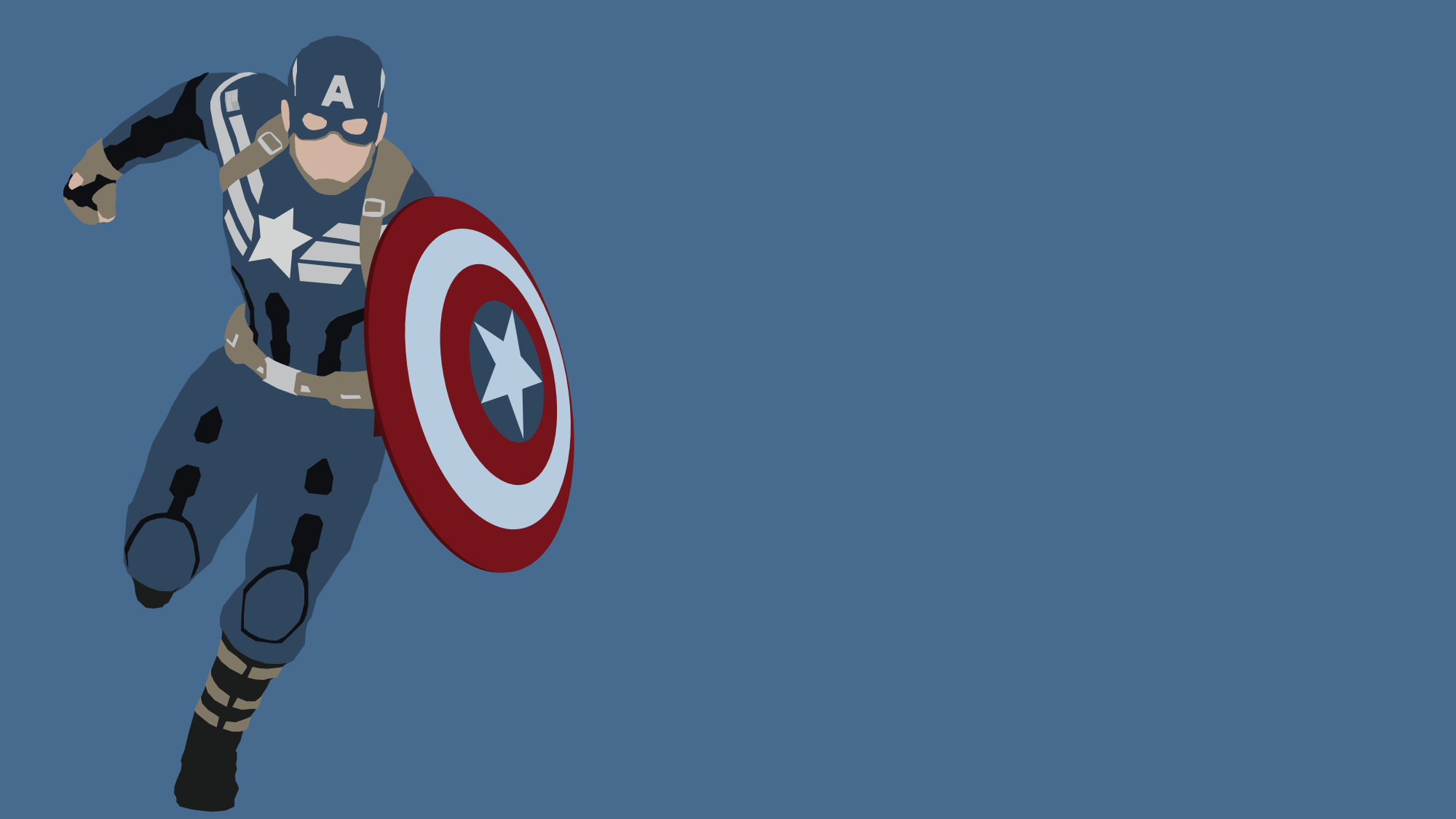 Captain America 4K Minimalist Wallpapers