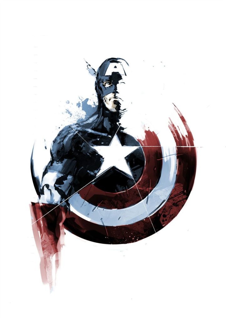 Captain America 4K Minimalist Wallpapers