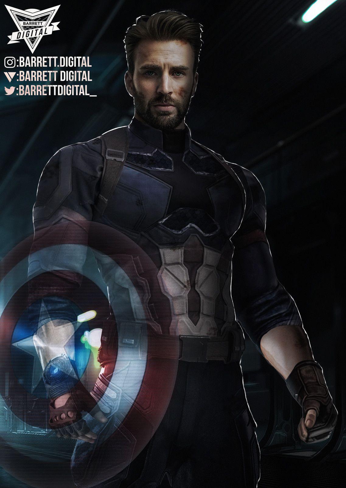 Captain America Avengers Infinity War Artwork Wallpapers